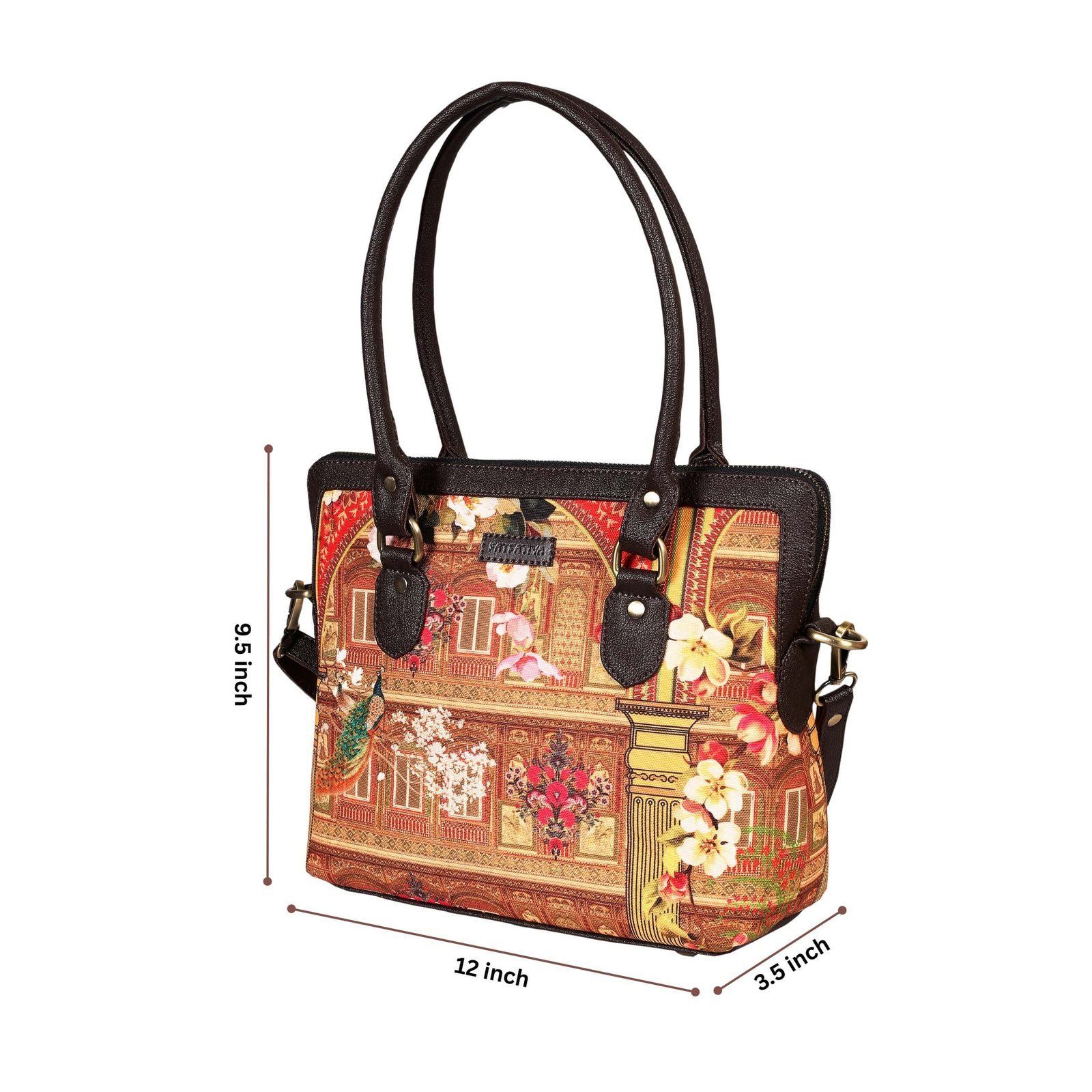 Shekhawati Haveli Motif Rustic Teacher Bag image 4