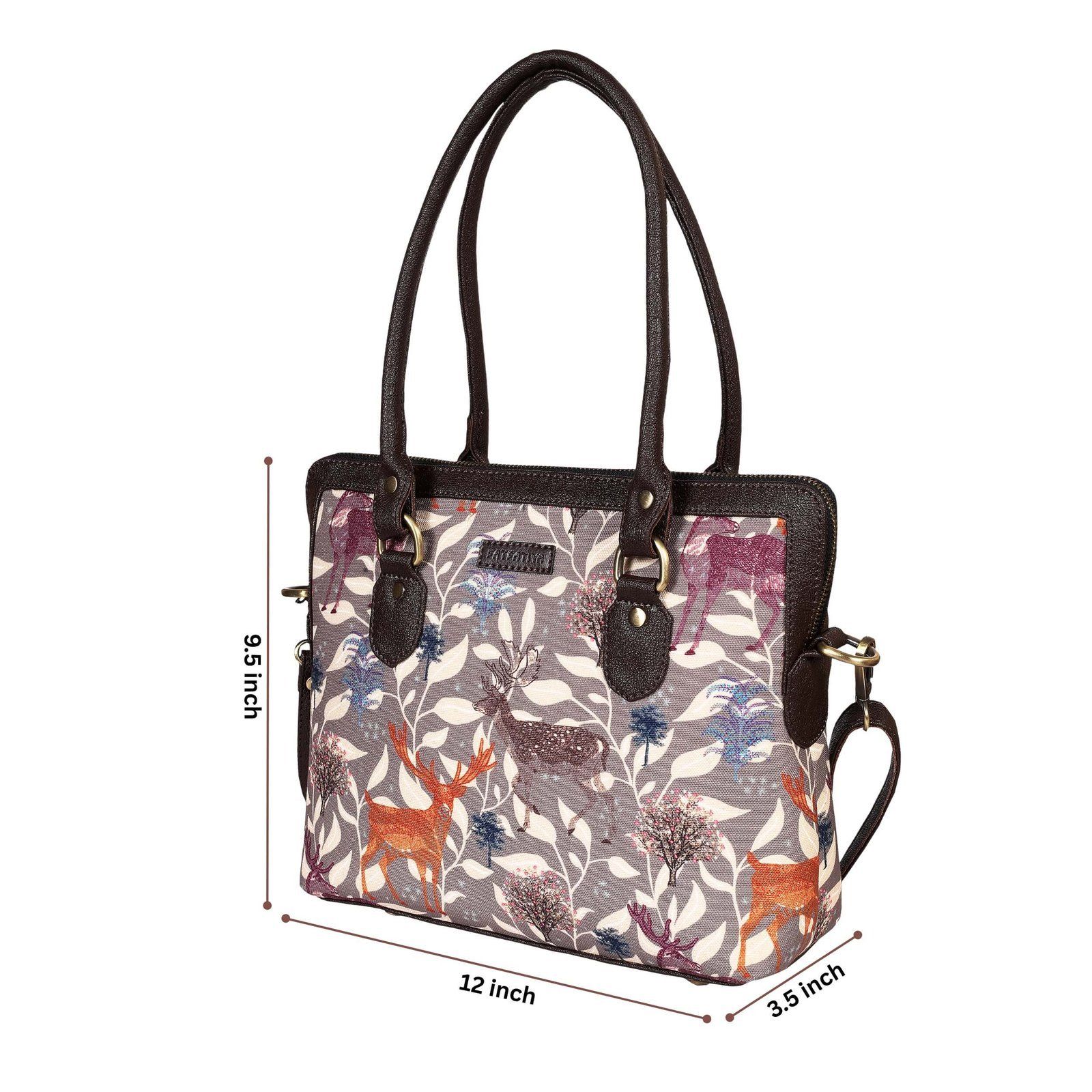 Forest Animal Print Teacher Bag image 4