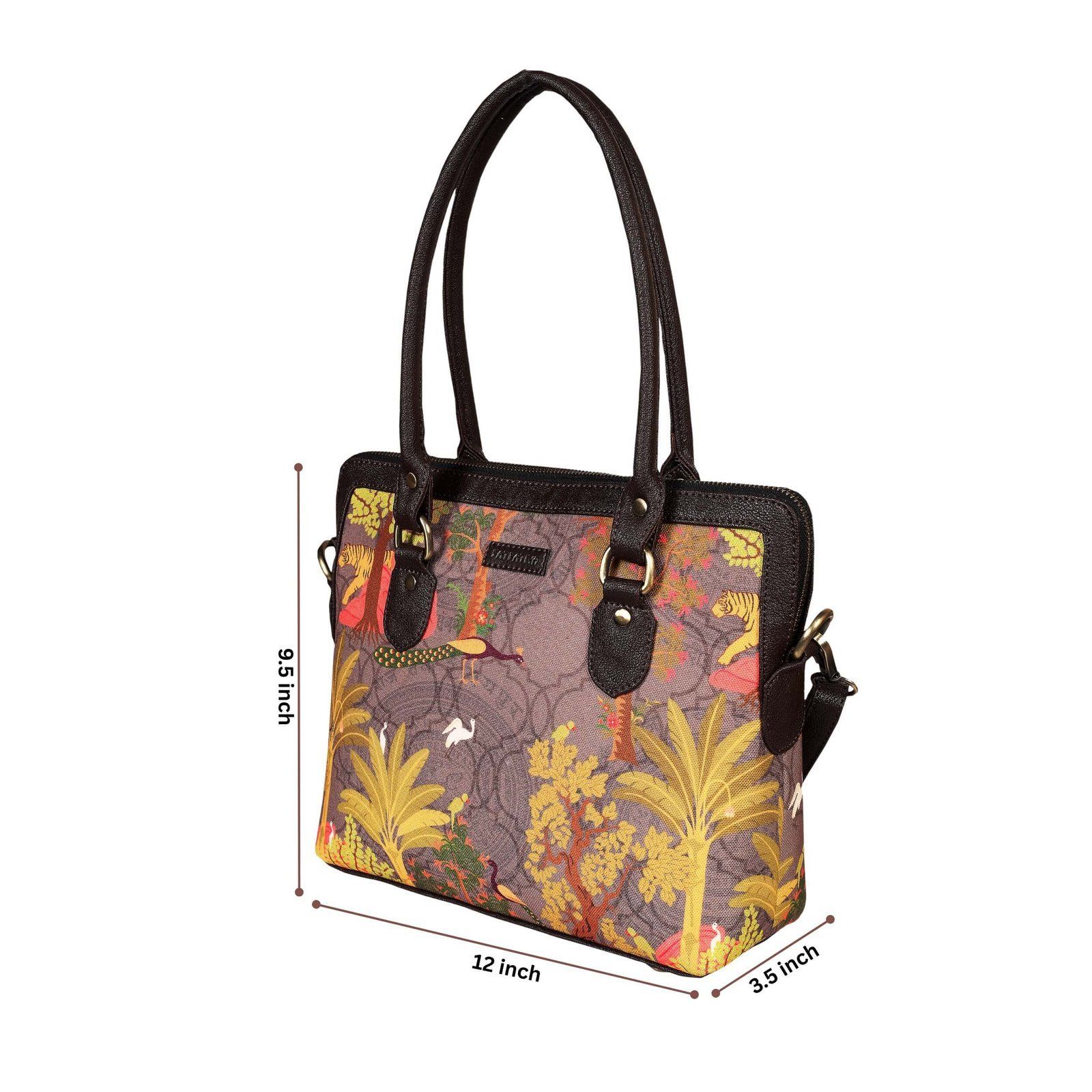 Tropical Garden Print Teacher Bag image 4