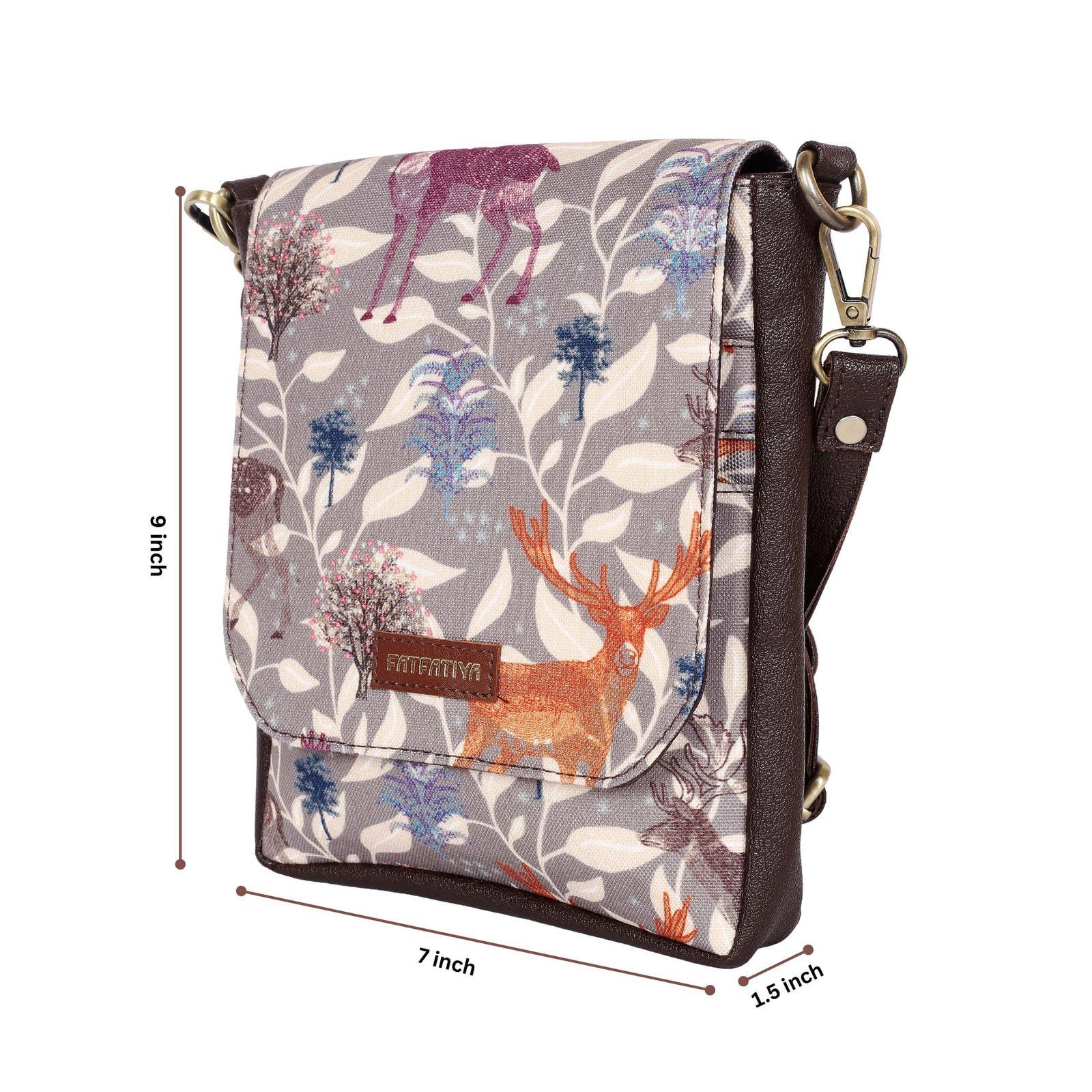 Forest-inspired Print Unisex Sling Bag image 4