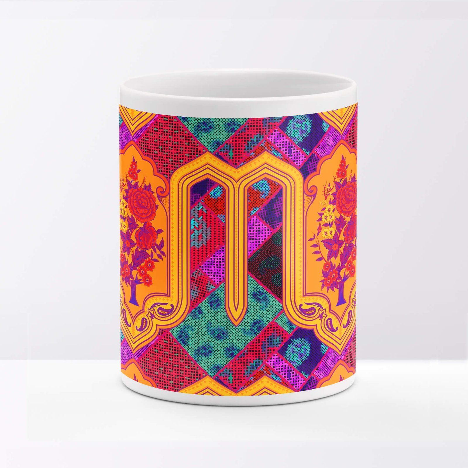 Multicoloured Designer Coffee Mug image 4
