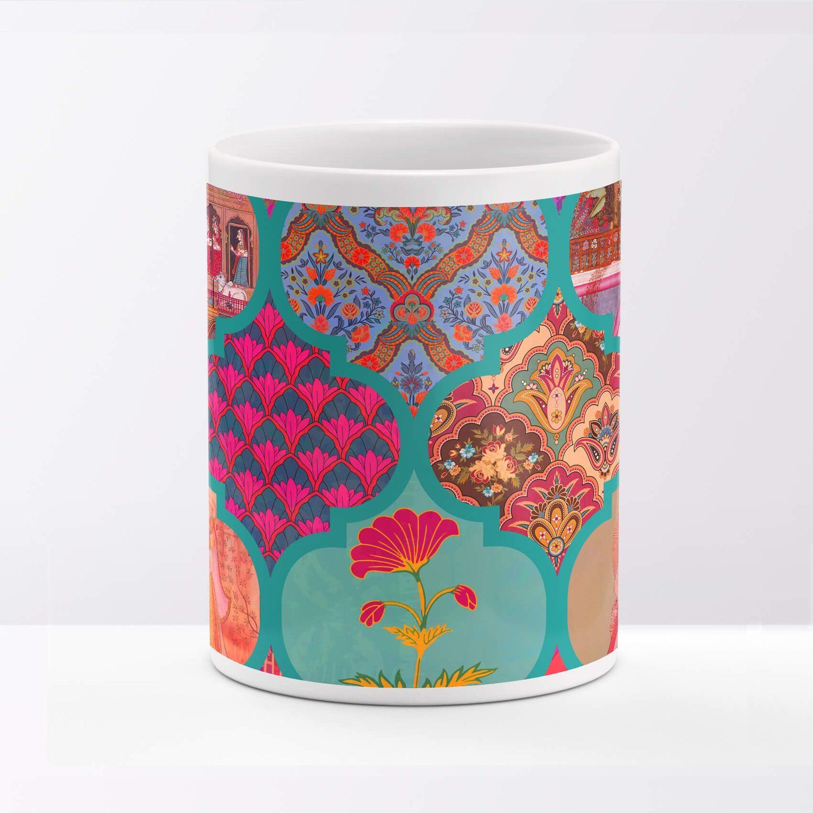 Mesmerizing Rajasthan Unique Ceramic Mug image 4