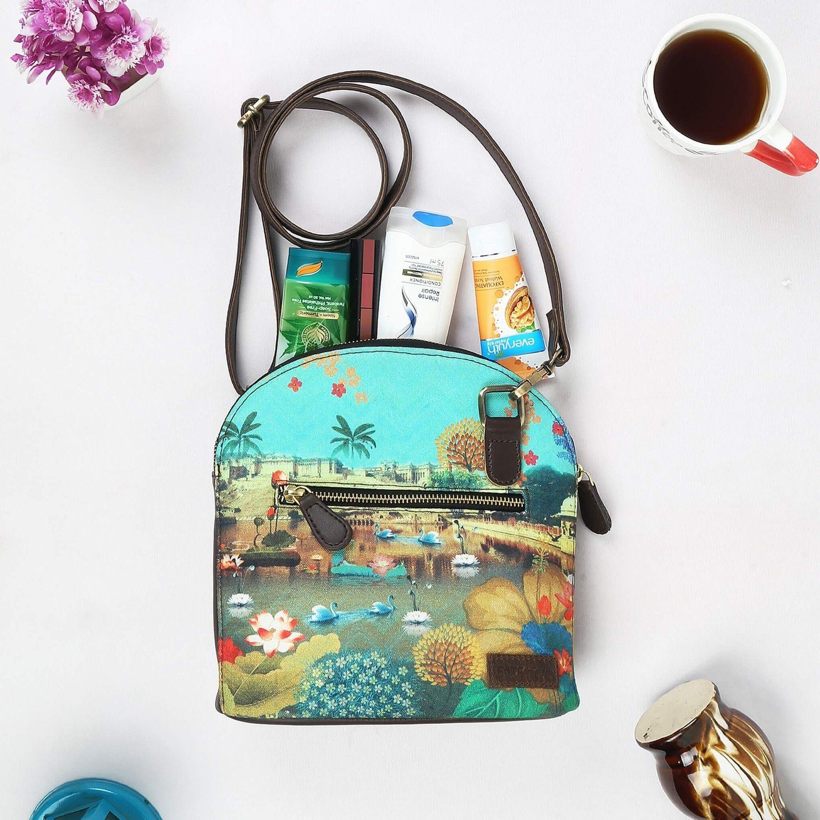 Beautiful Lakeside Handmade Crossbody Bag image 5