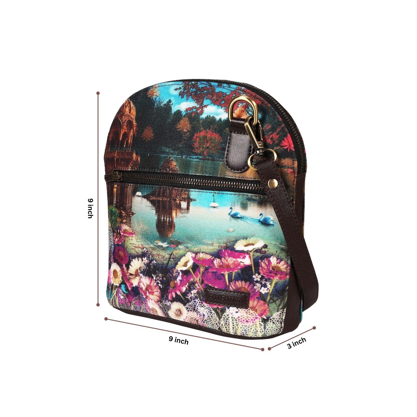 Floral & Palace Dome Trendy Women's Crossbody image 5