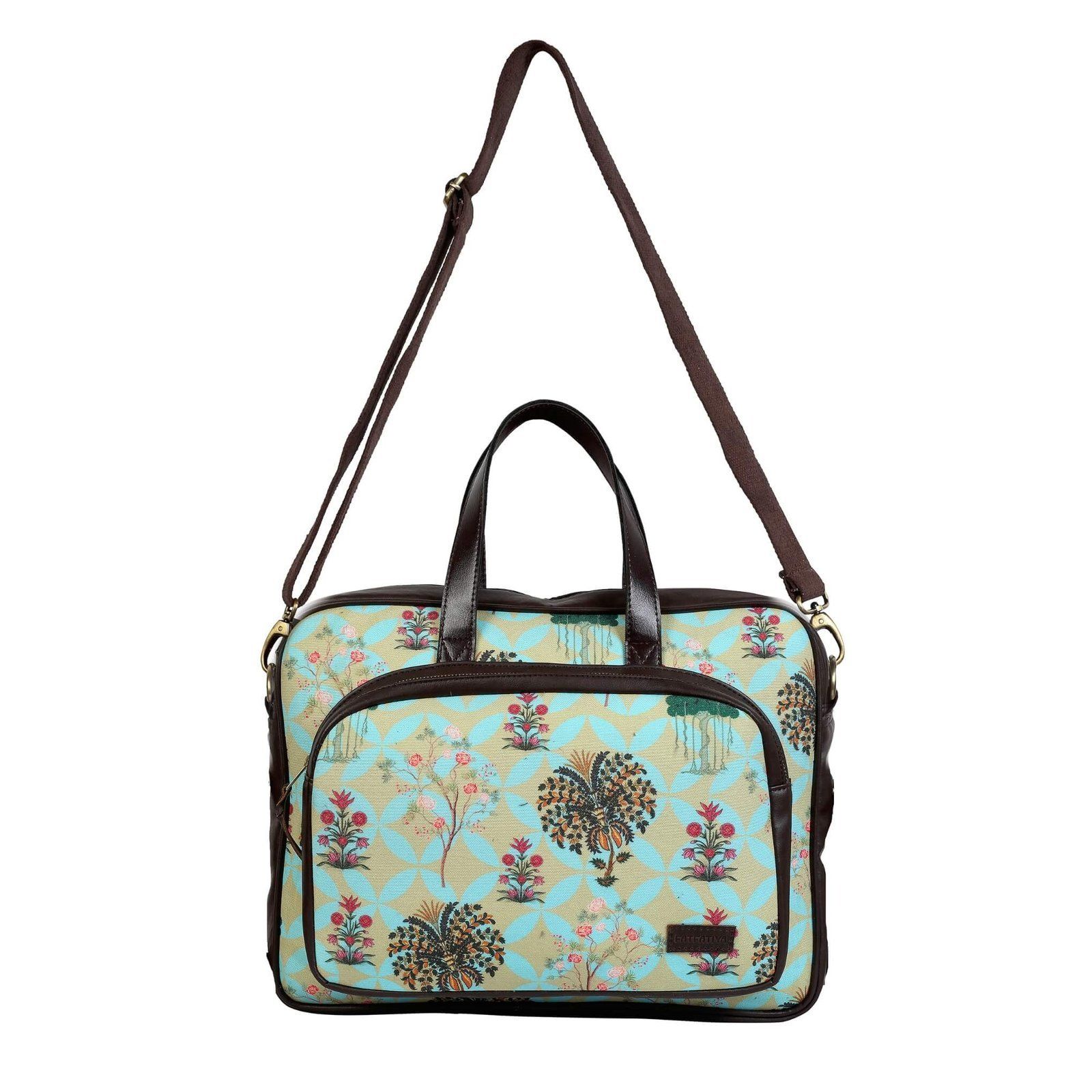 Garden Design Laptop Messenger Bag image 5