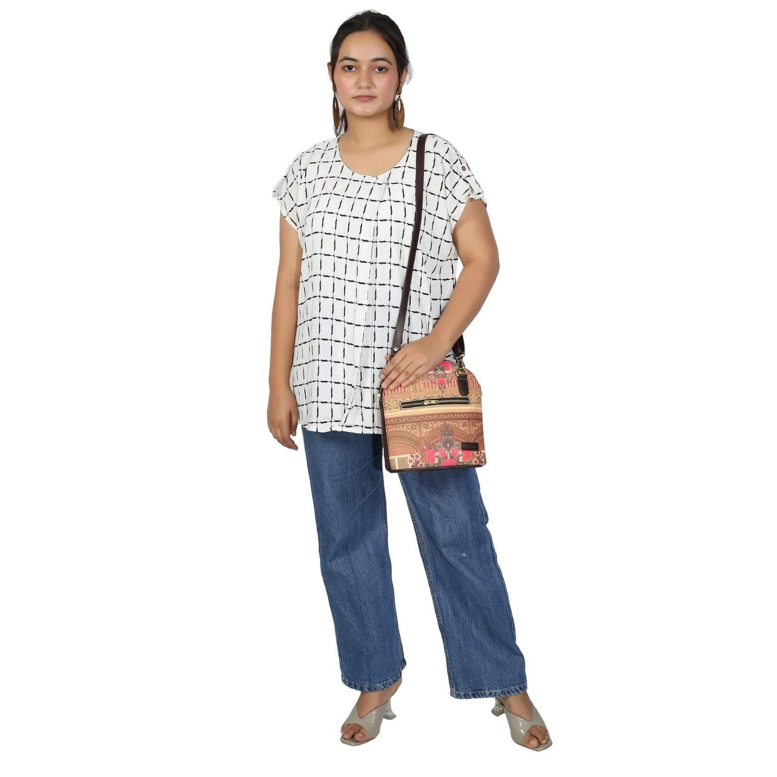 Ethnic Haveli Design Crossbody Bag For Girls image 5