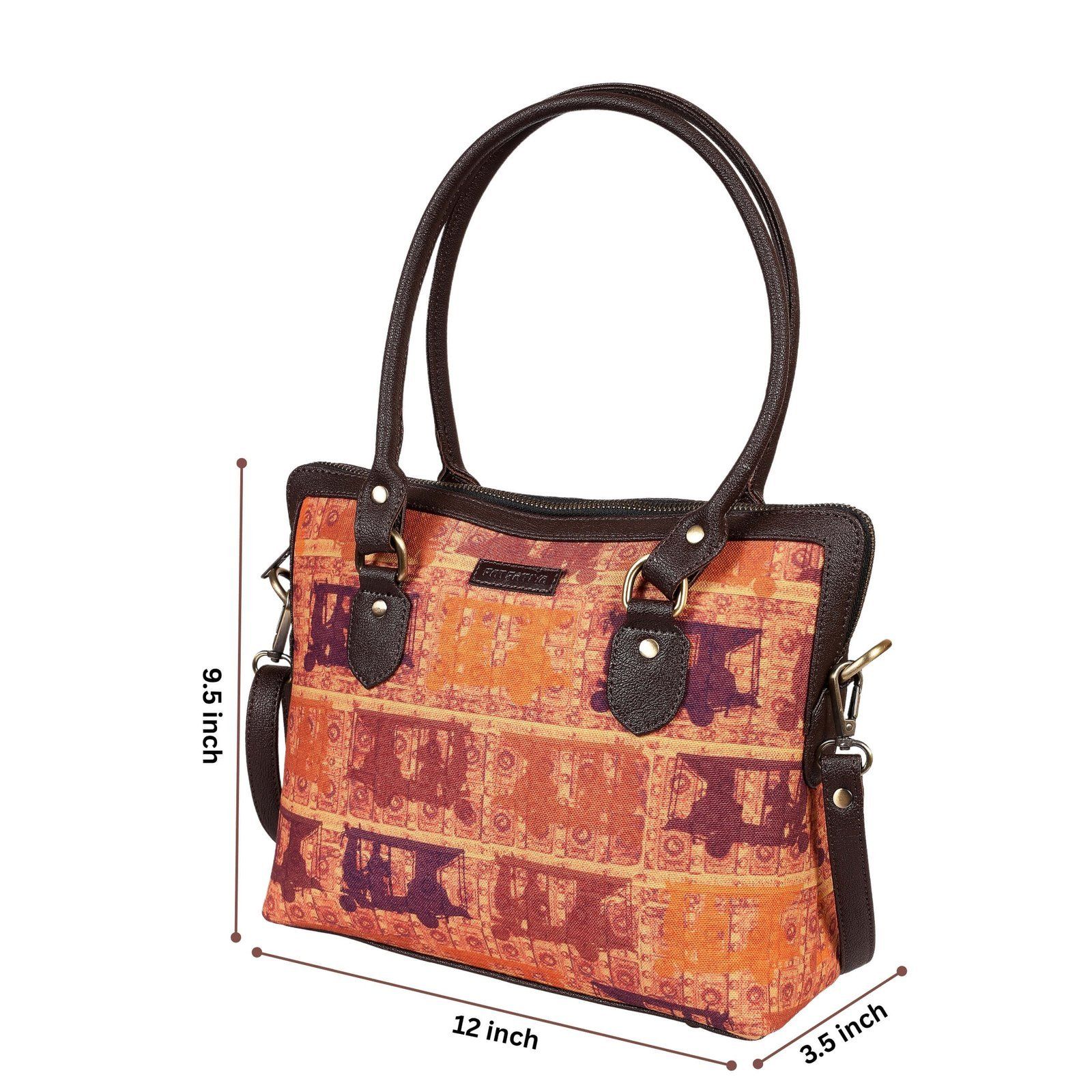 Rustic Texture Print Teacher Bag image 5