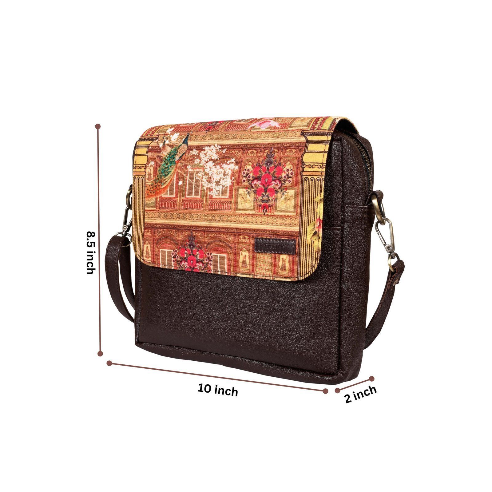 Shekhawaati Street Art Sling Bag image 5