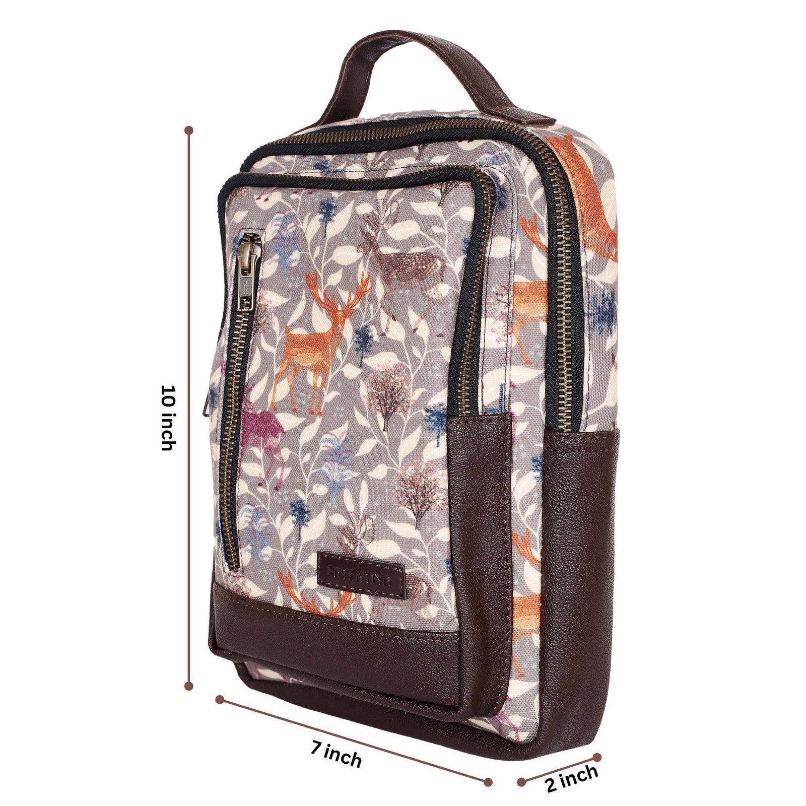 Nature-inspired Print Chest Bag image 5