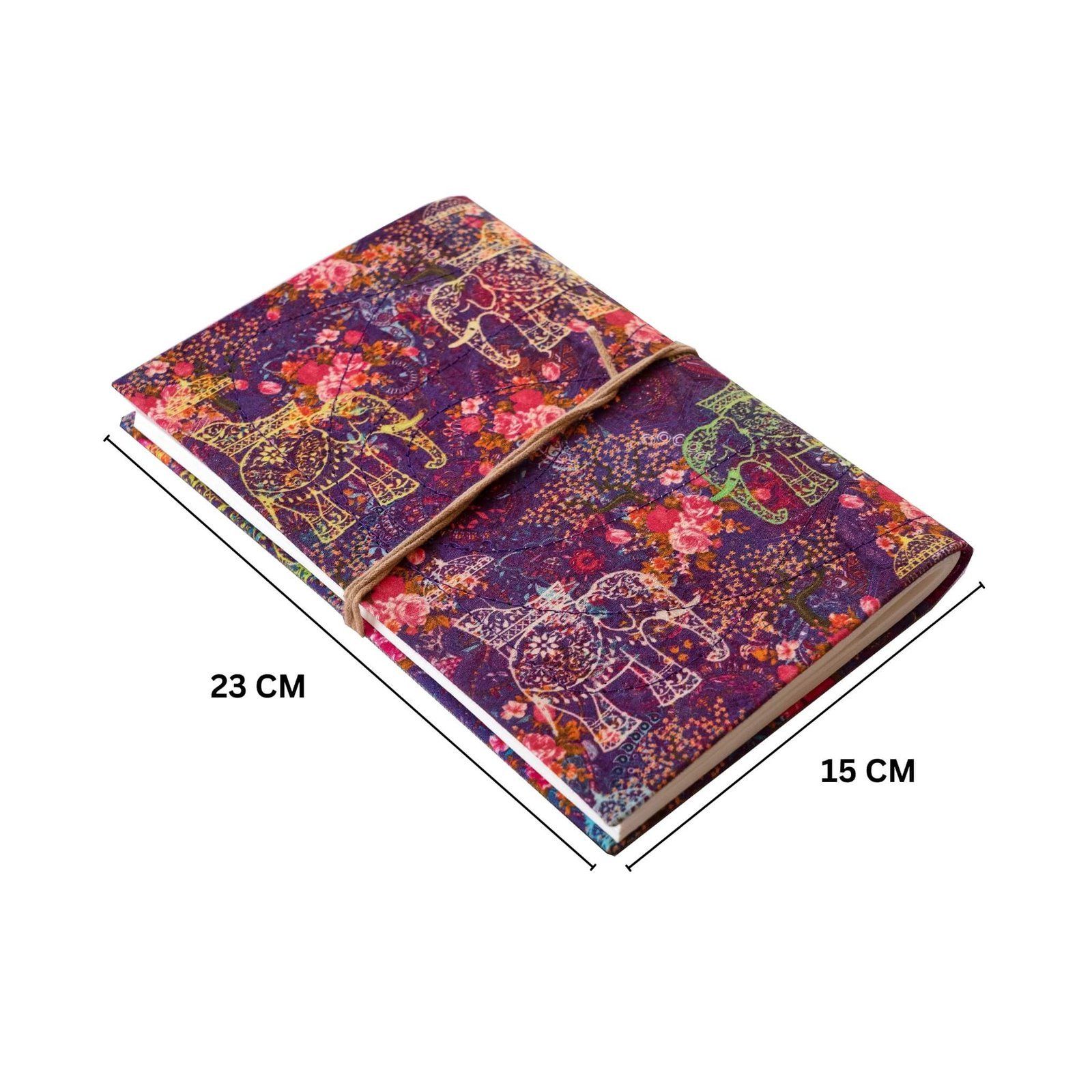 Indian Elephant Handmade Paper Notebook image 5