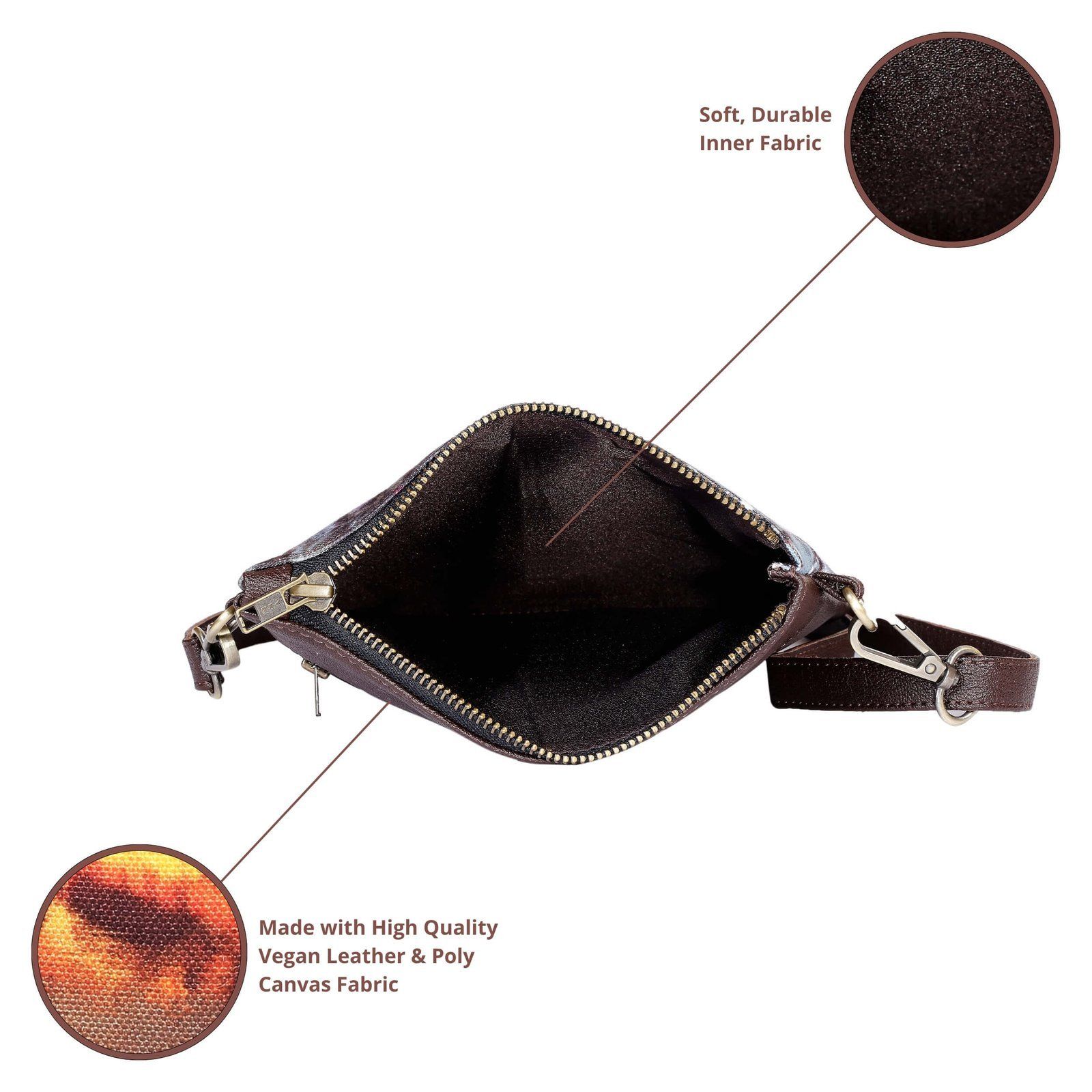 Amber Fort Maota Lake Designer Sling Bag image 6