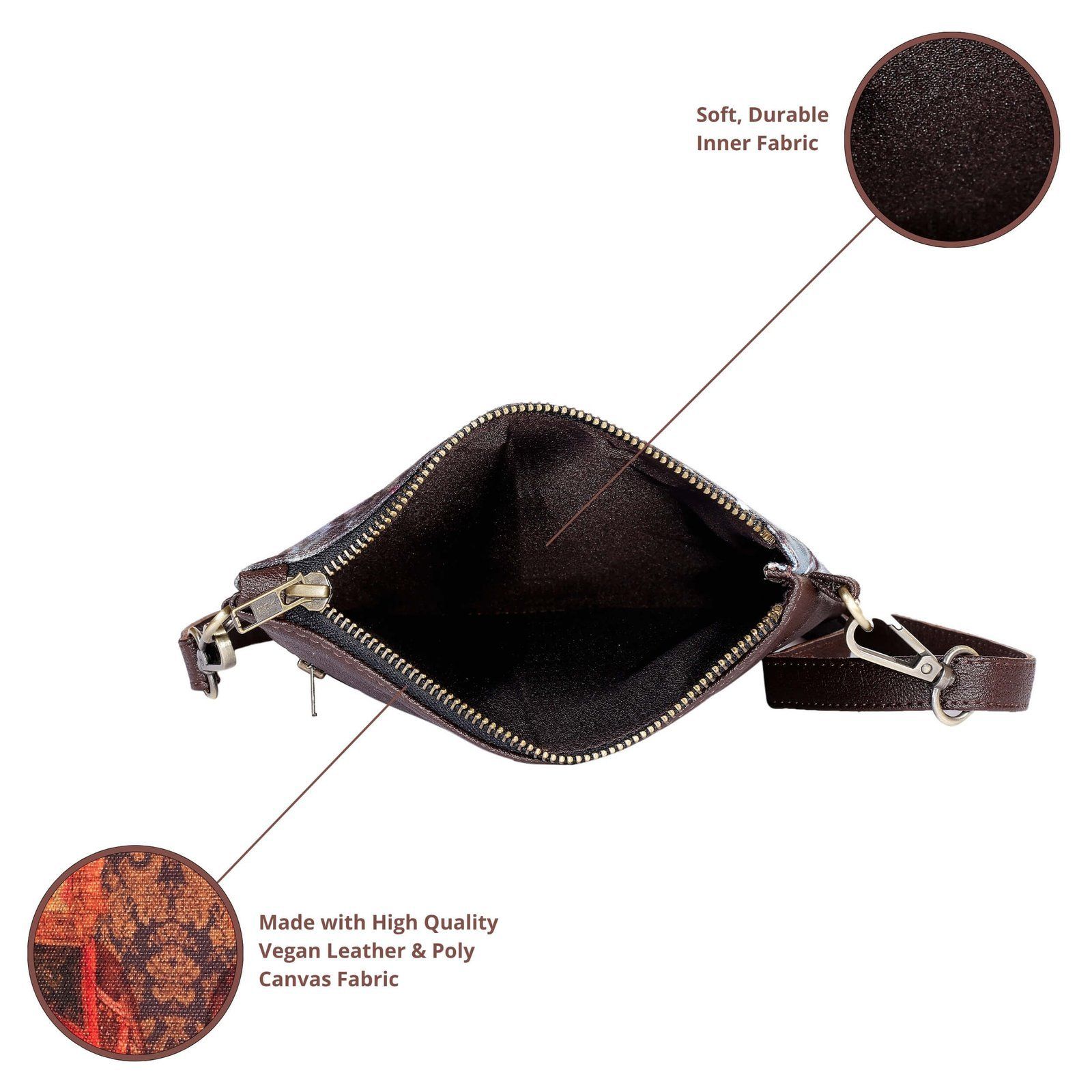 Royal Procession Art Mini Sling Bag image 6