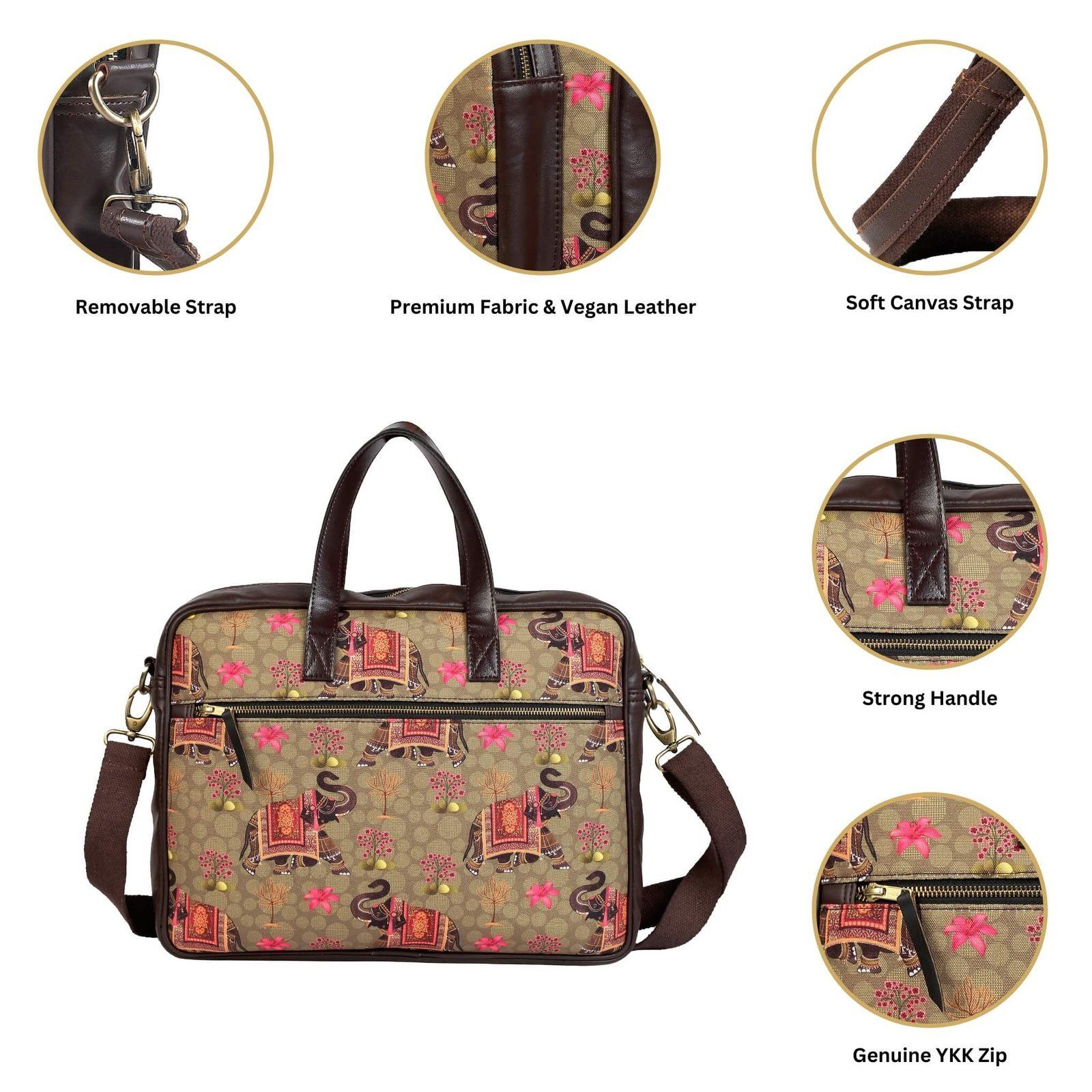 Shekhawati Haveli Designer Laptop Bag image 6