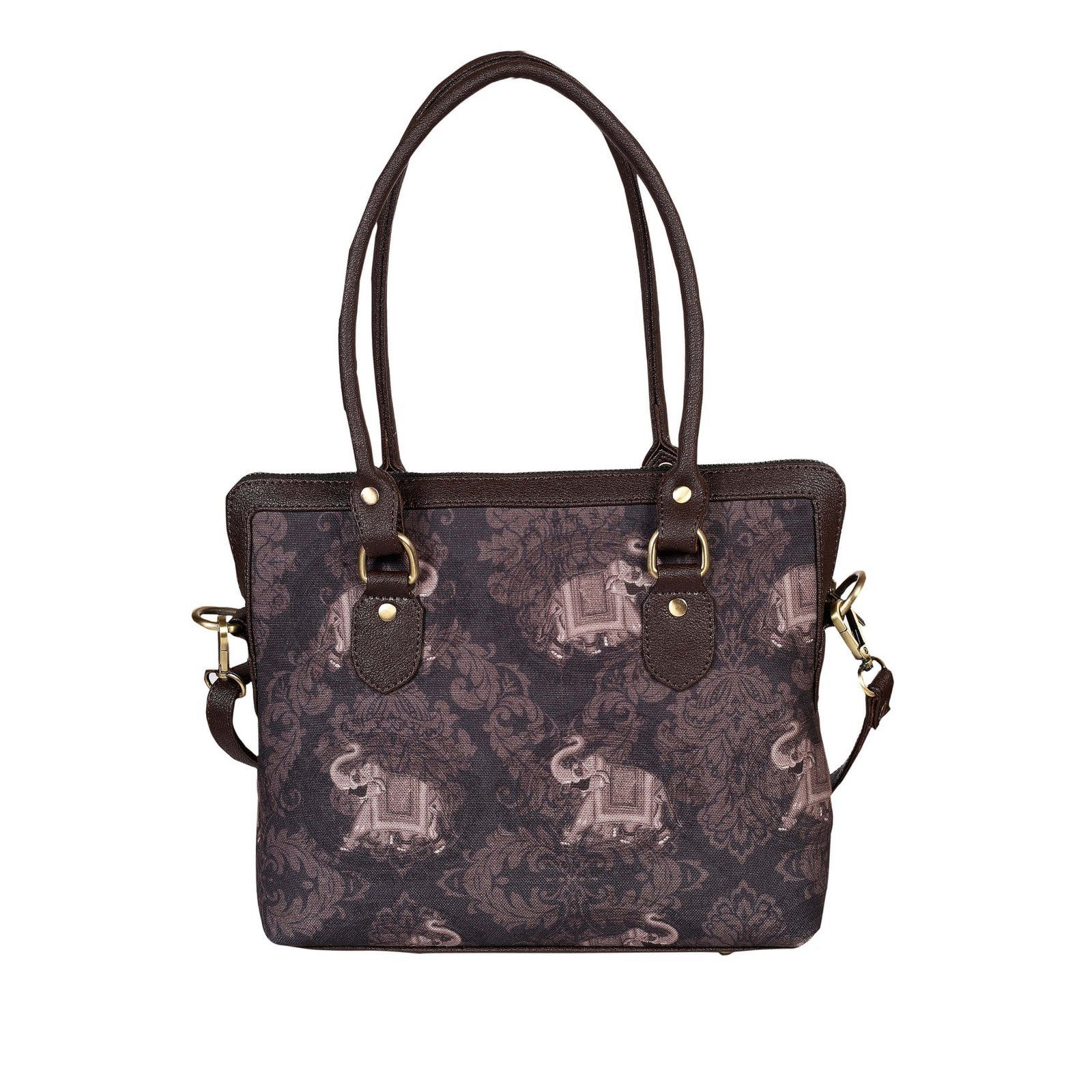 Elephant Silhouette Print Teacher Bag image 6