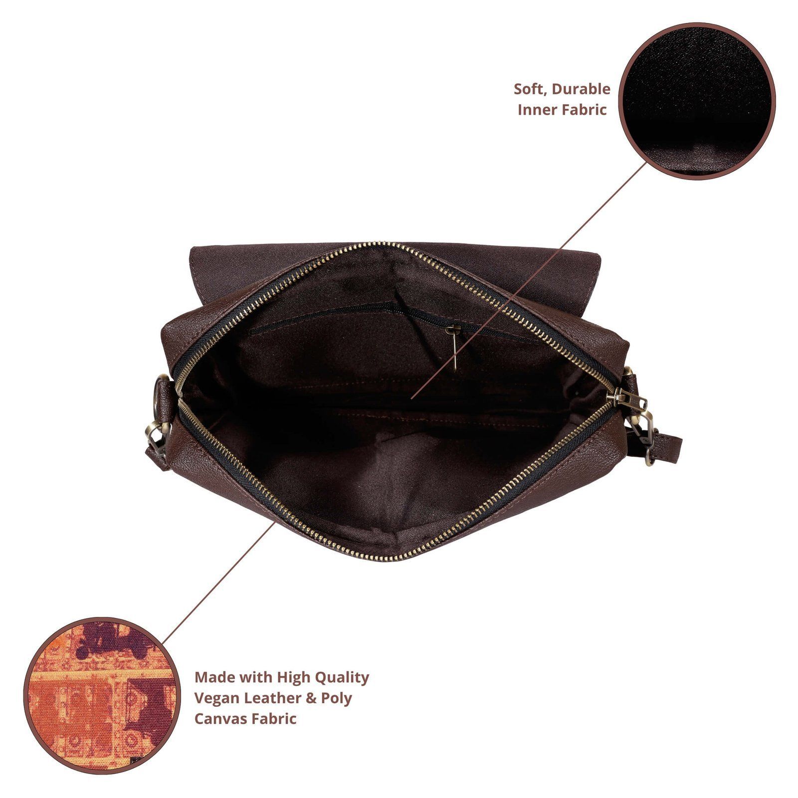 Rustic Auto Pattern Sling Bag image 6
