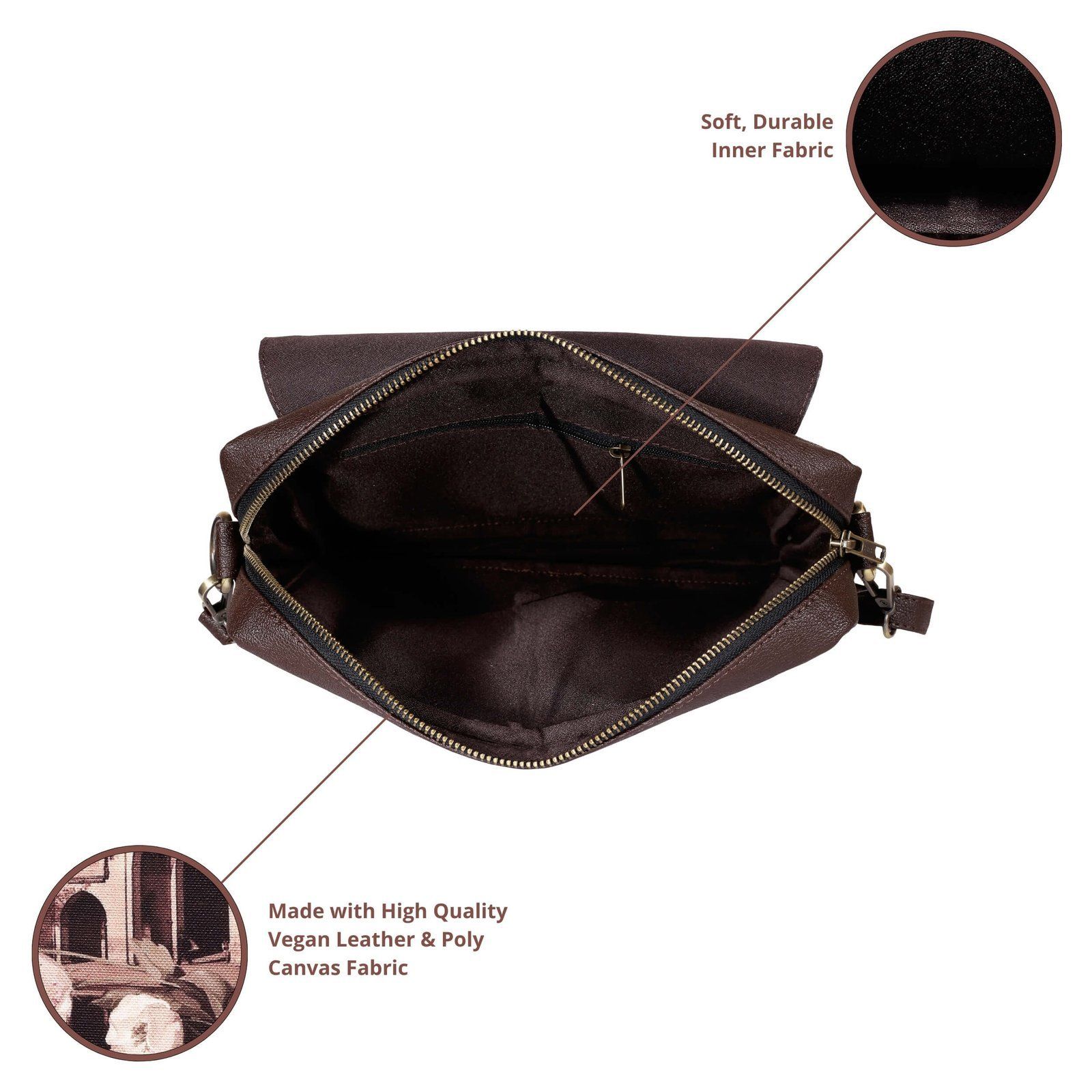 Vintage Haveli Art Sling Bag image 6