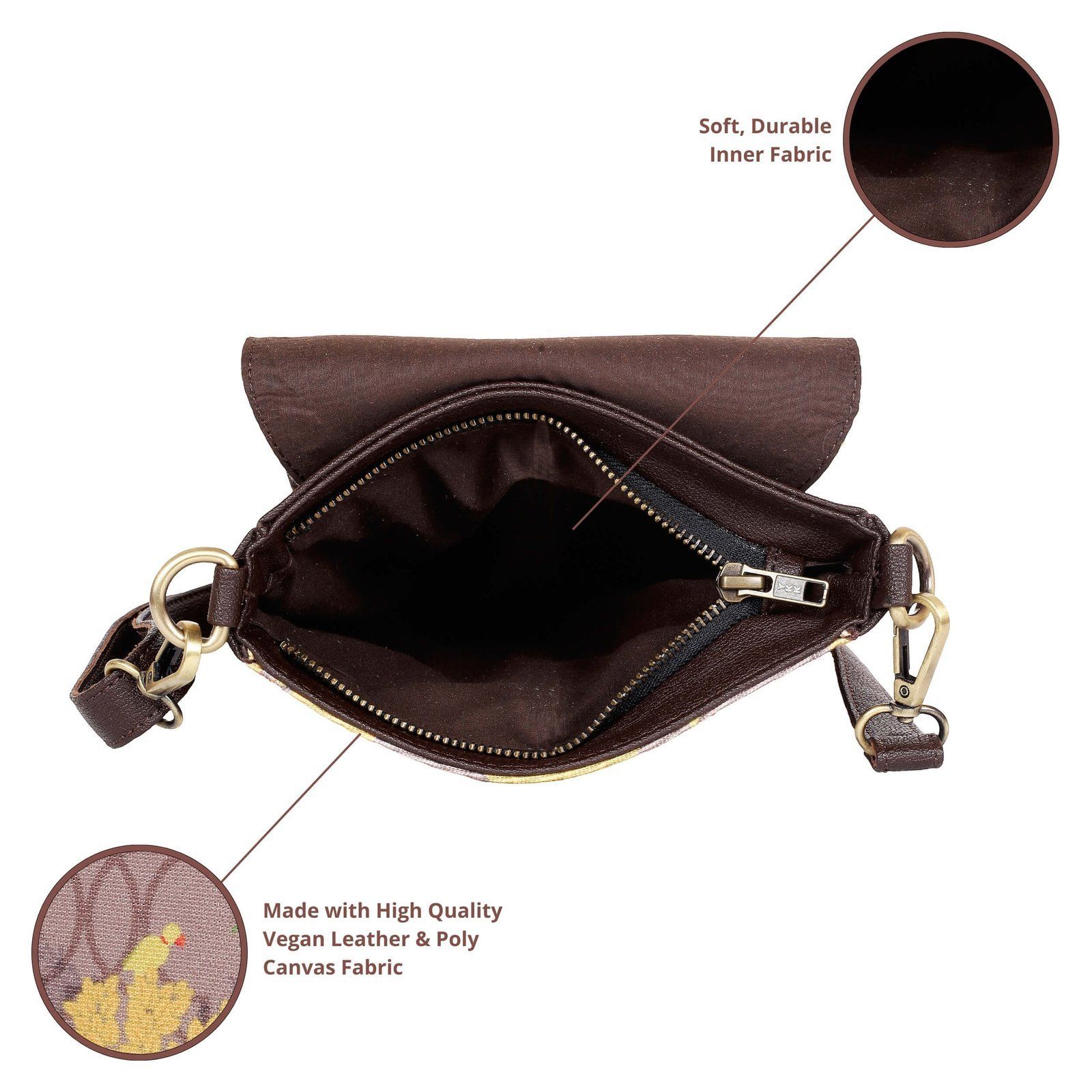 Jungle-inspired Print Unisex Sling Bag image 6