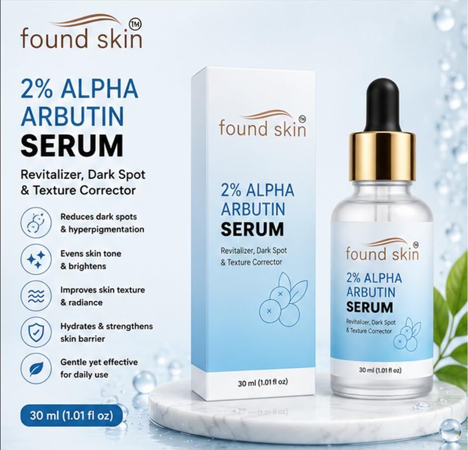 Found Skin 2% Alpha Arbutin Face Serum 30ML image 2
