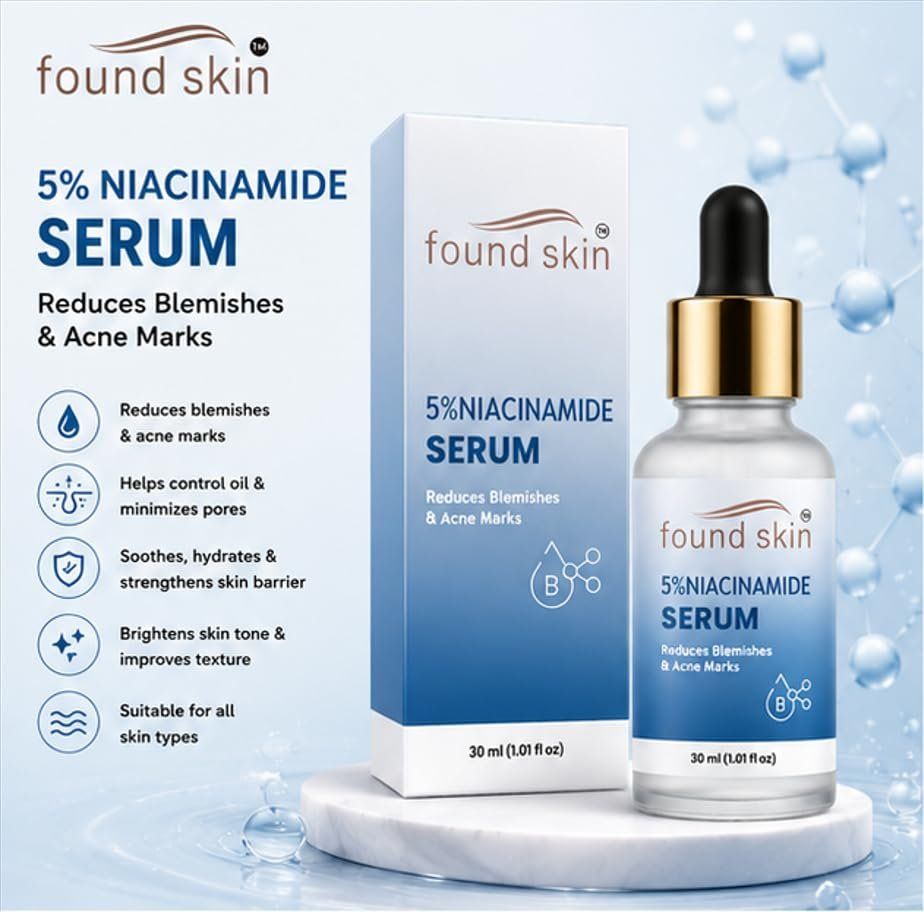 Found Skin 5% Niacinamide Face Serum 30ML image 2