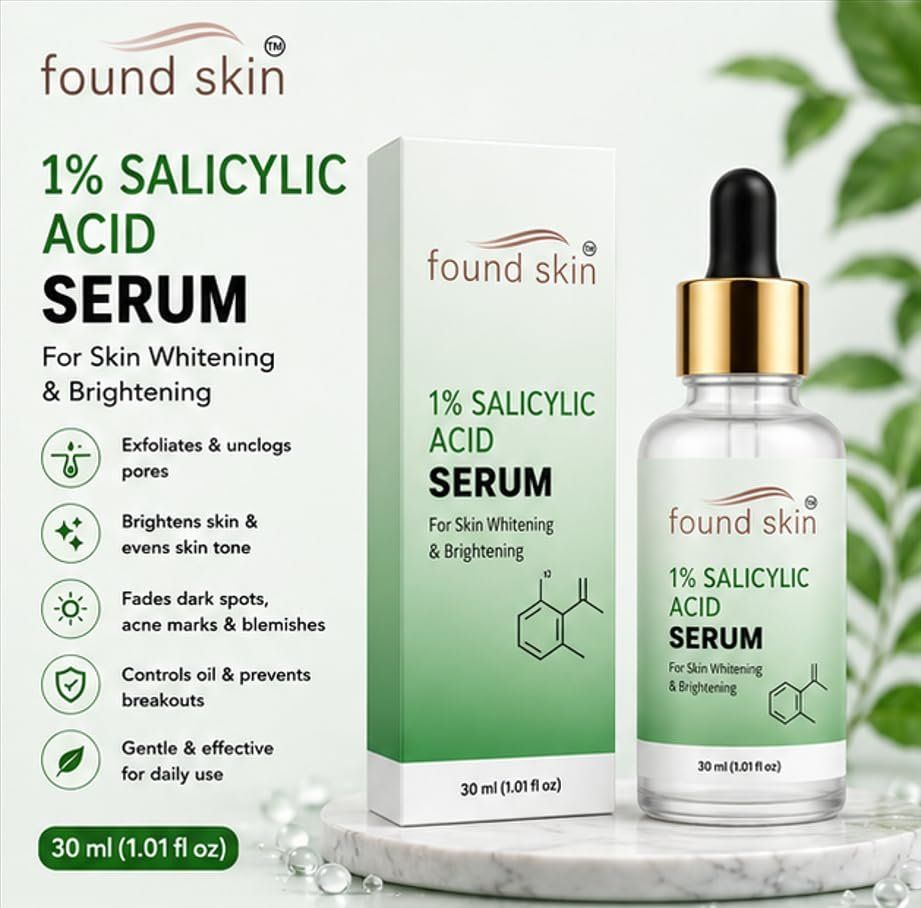 Found Skin 1% Salicylic Acid Face Serum 30ML image 2