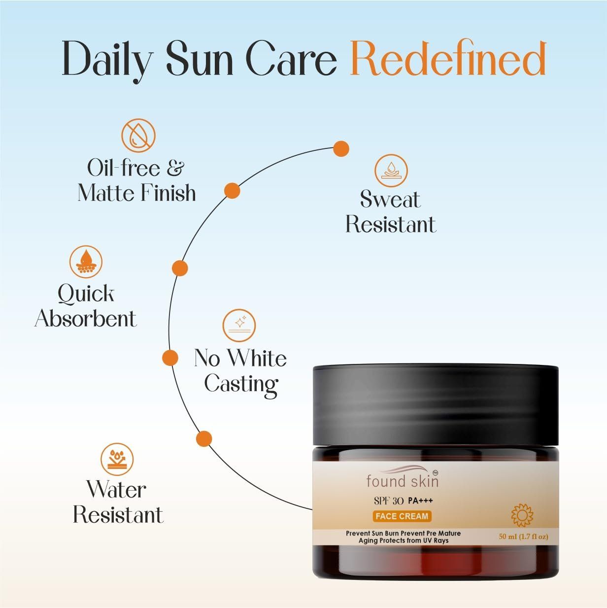 Found Skin Face Cream With Spf 30 Pa+++, 50 Ml image 2