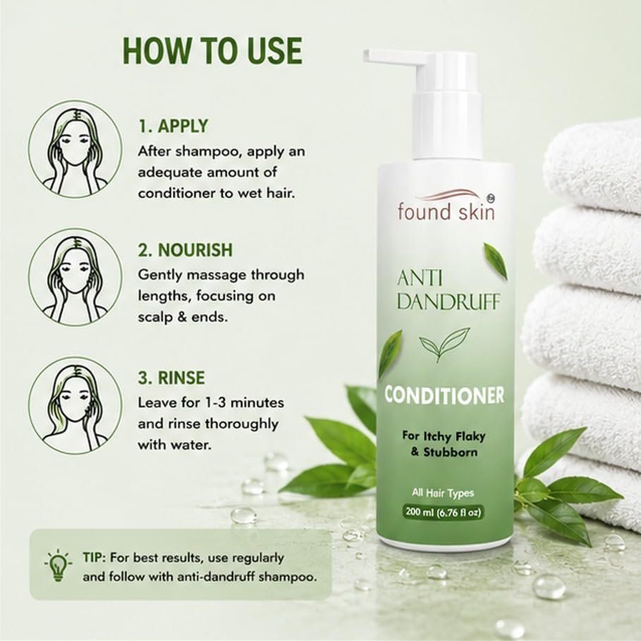 Found Skin Anti Dandruff Conditioner, 200 Ml image 2