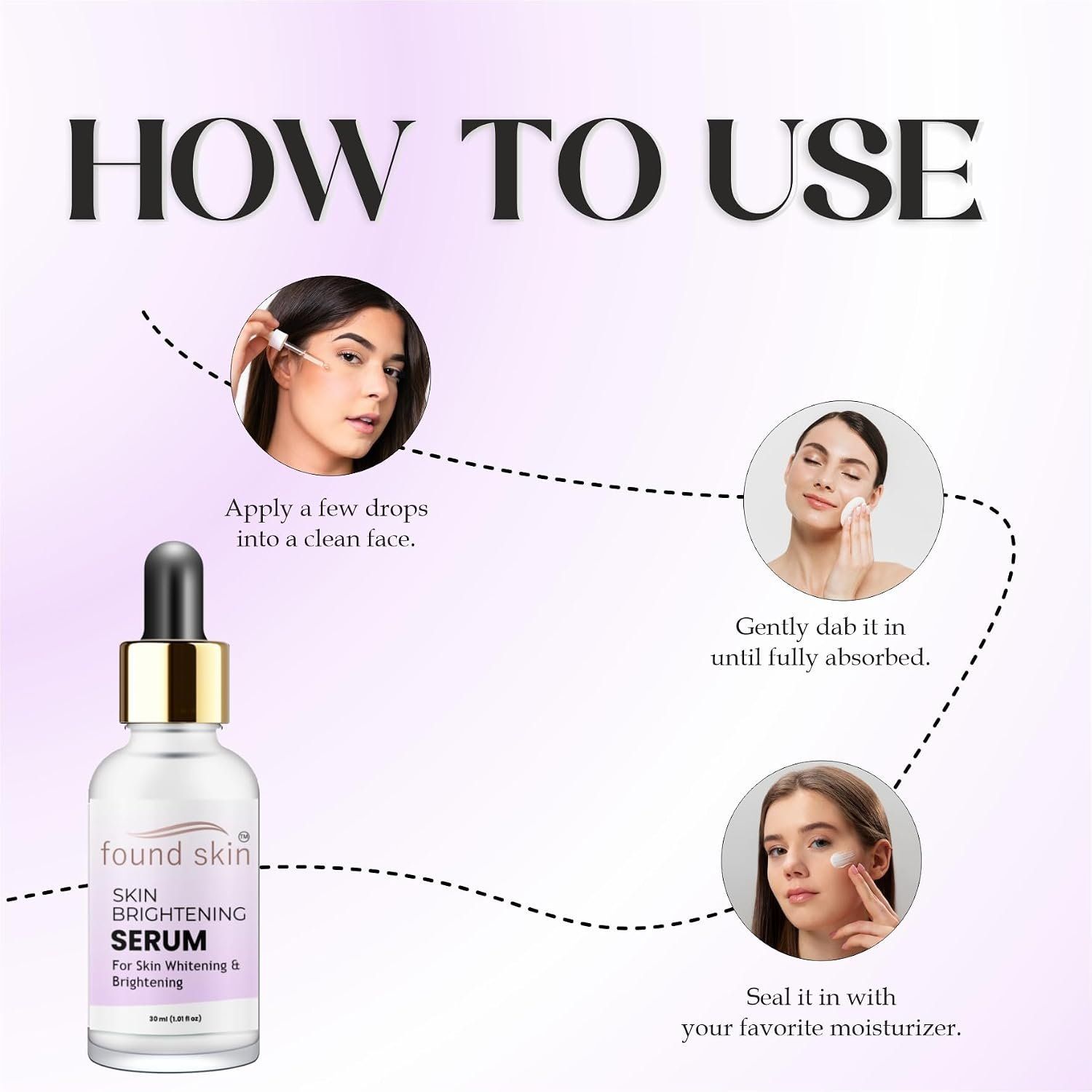 Found Skin Vitamin C Brightening Serum With Niacinamide 30ML image 3