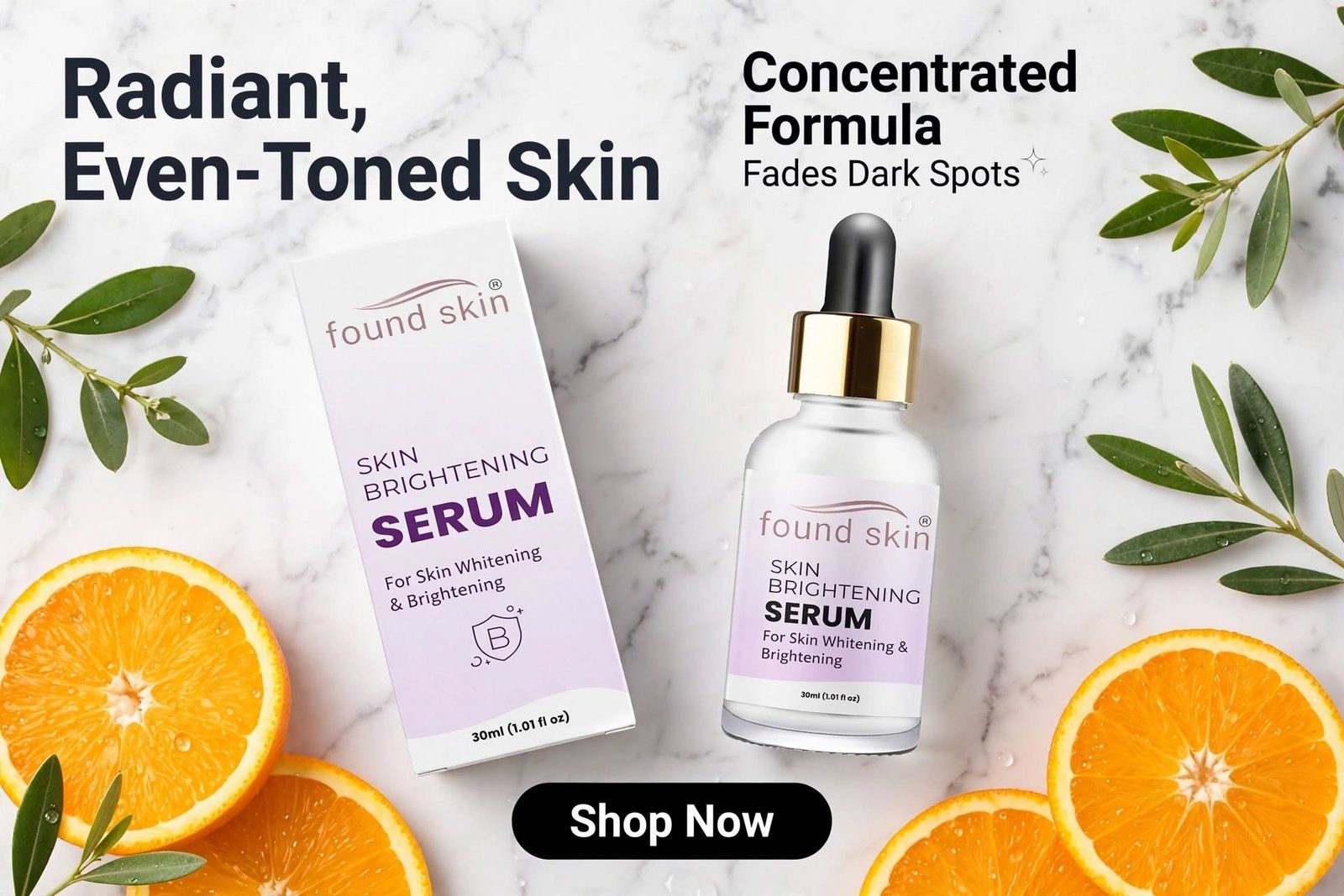 Found Skin Vitamin C Brightening Serum With Niacinamide 30ML image 6