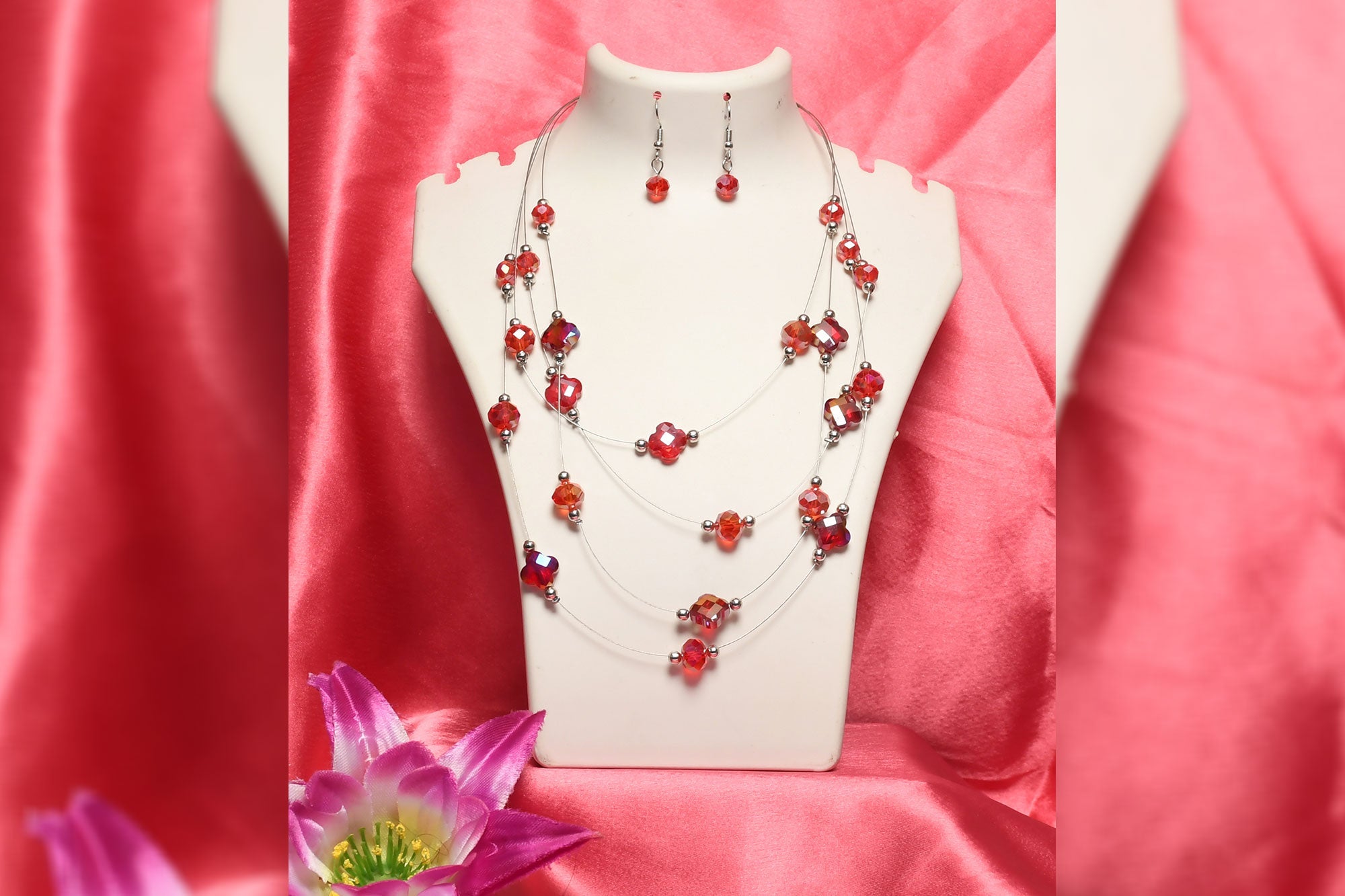 Three Layer Necklace Set