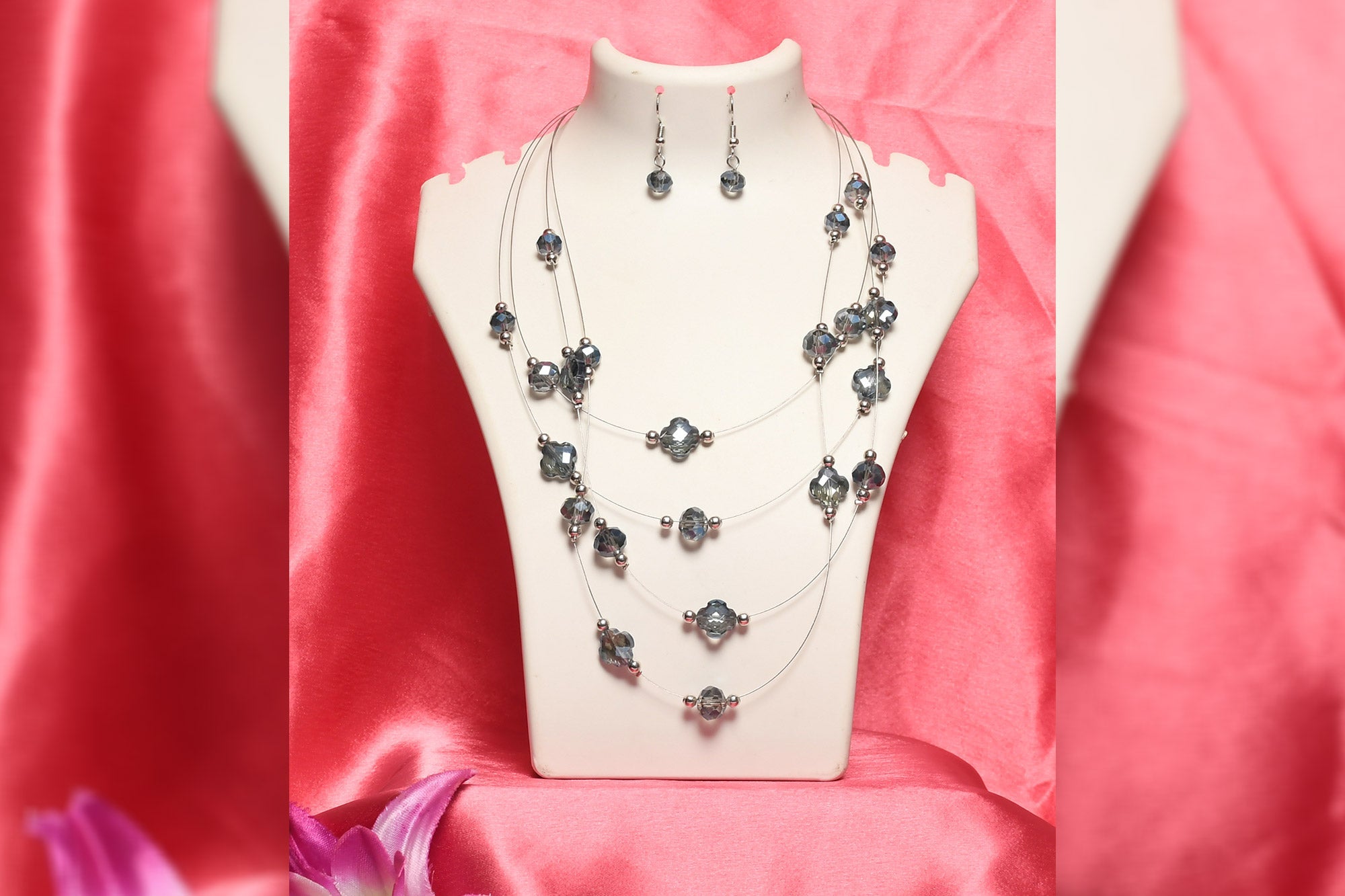 Three Layer Necklace Set