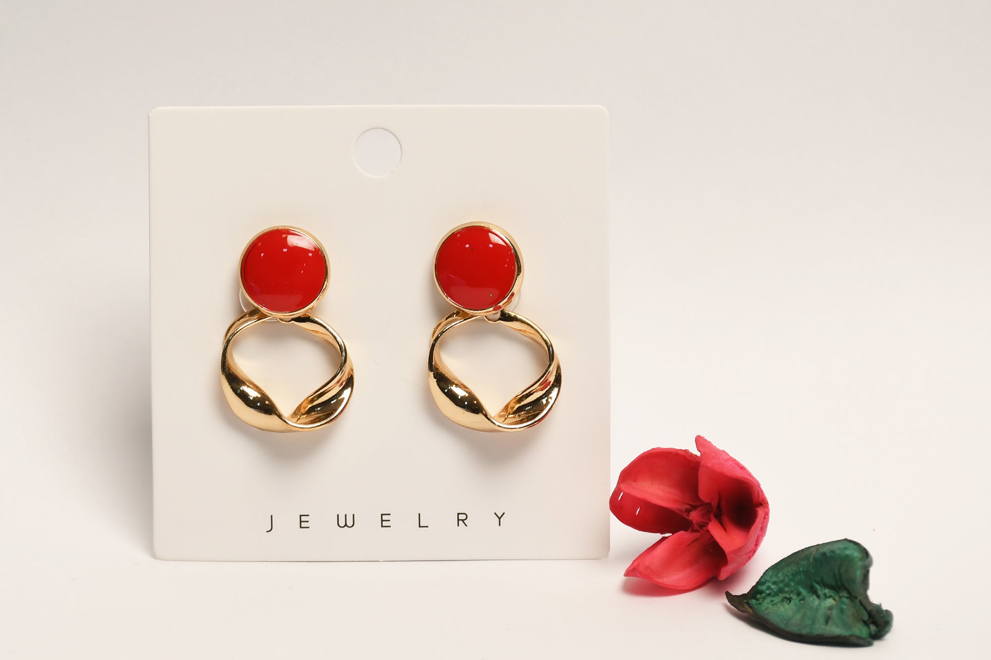 Opal Shaped Drop Earring
