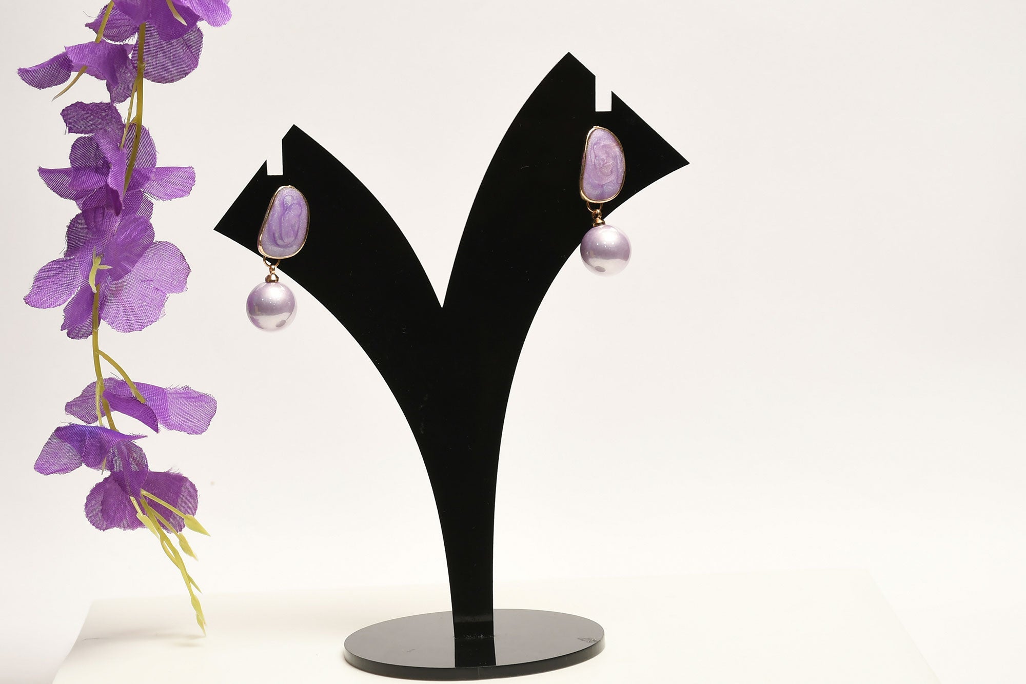 Elegant Mother Of Pearl Drop Earrings
