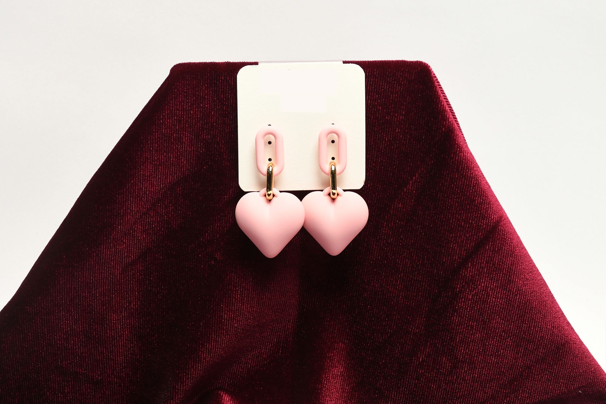 Candy Colors Big Heart Drop Earring