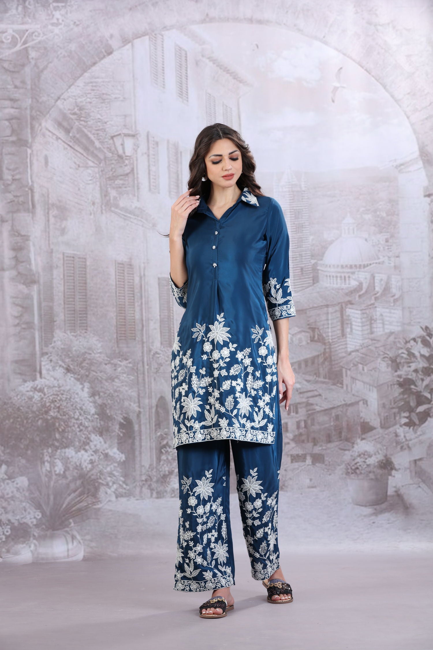 Timeless Embroidered Co-ord Set image 2