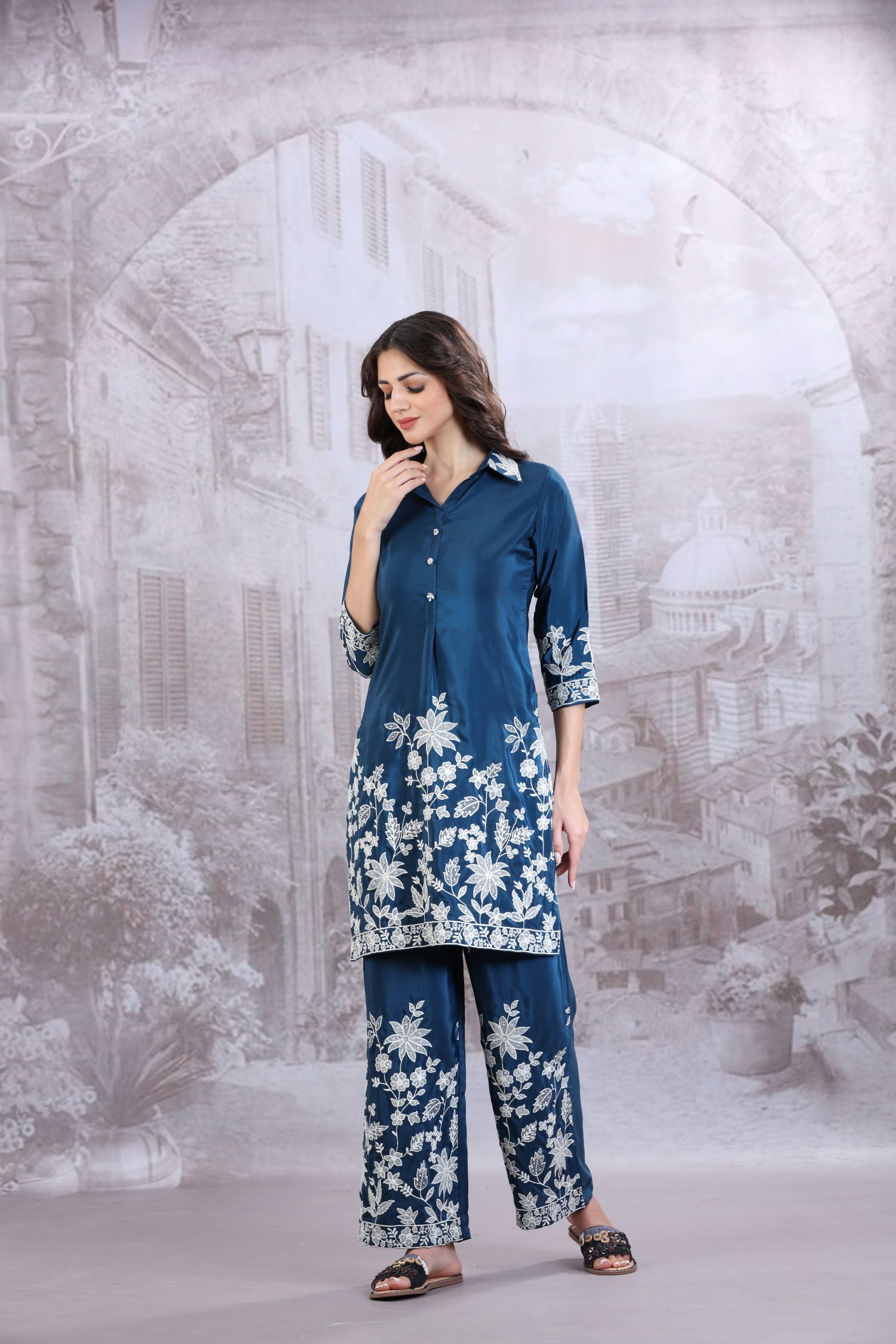 Timeless Embroidered Co-ord Set image 3