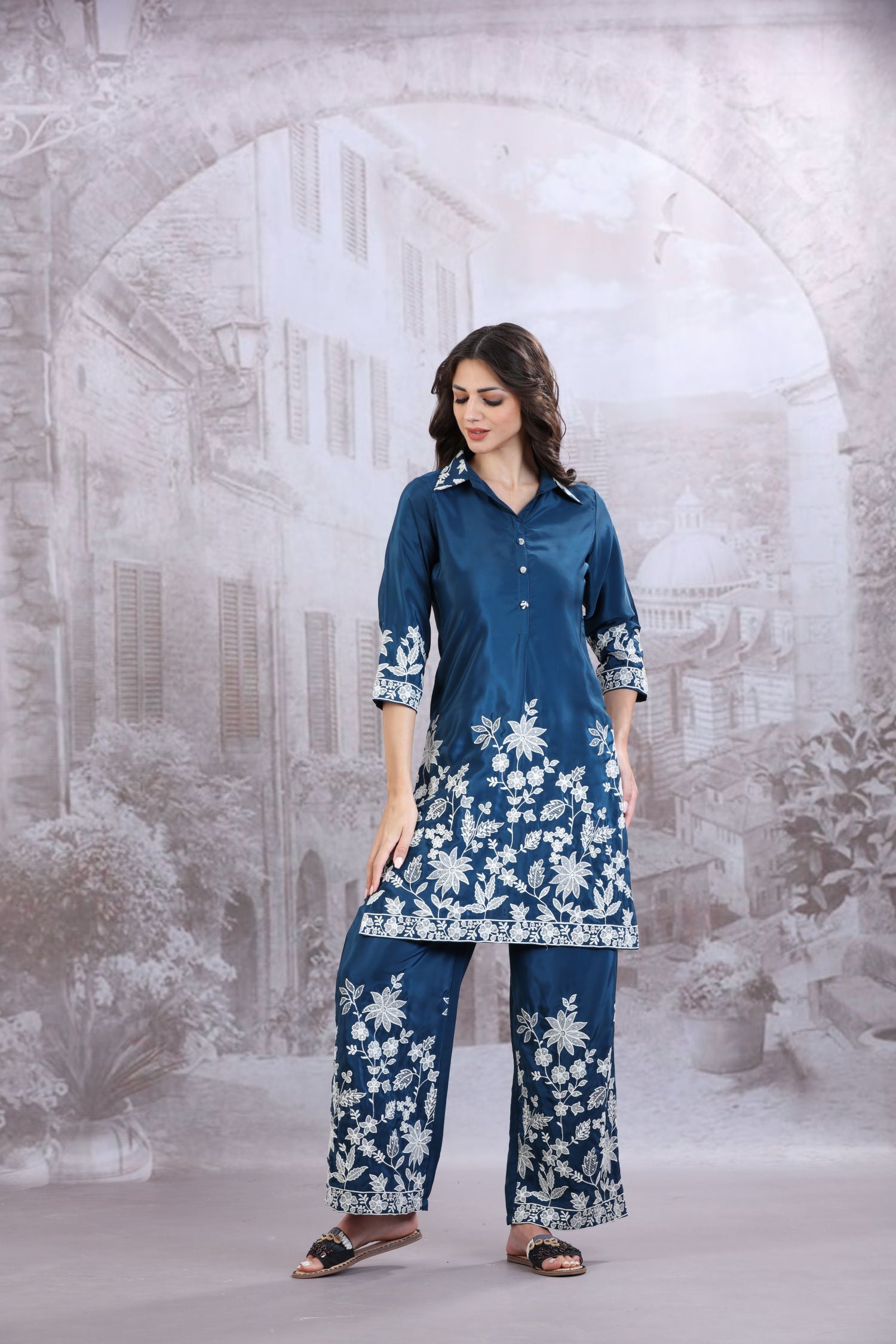 Timeless Embroidered Co-ord Set image 4