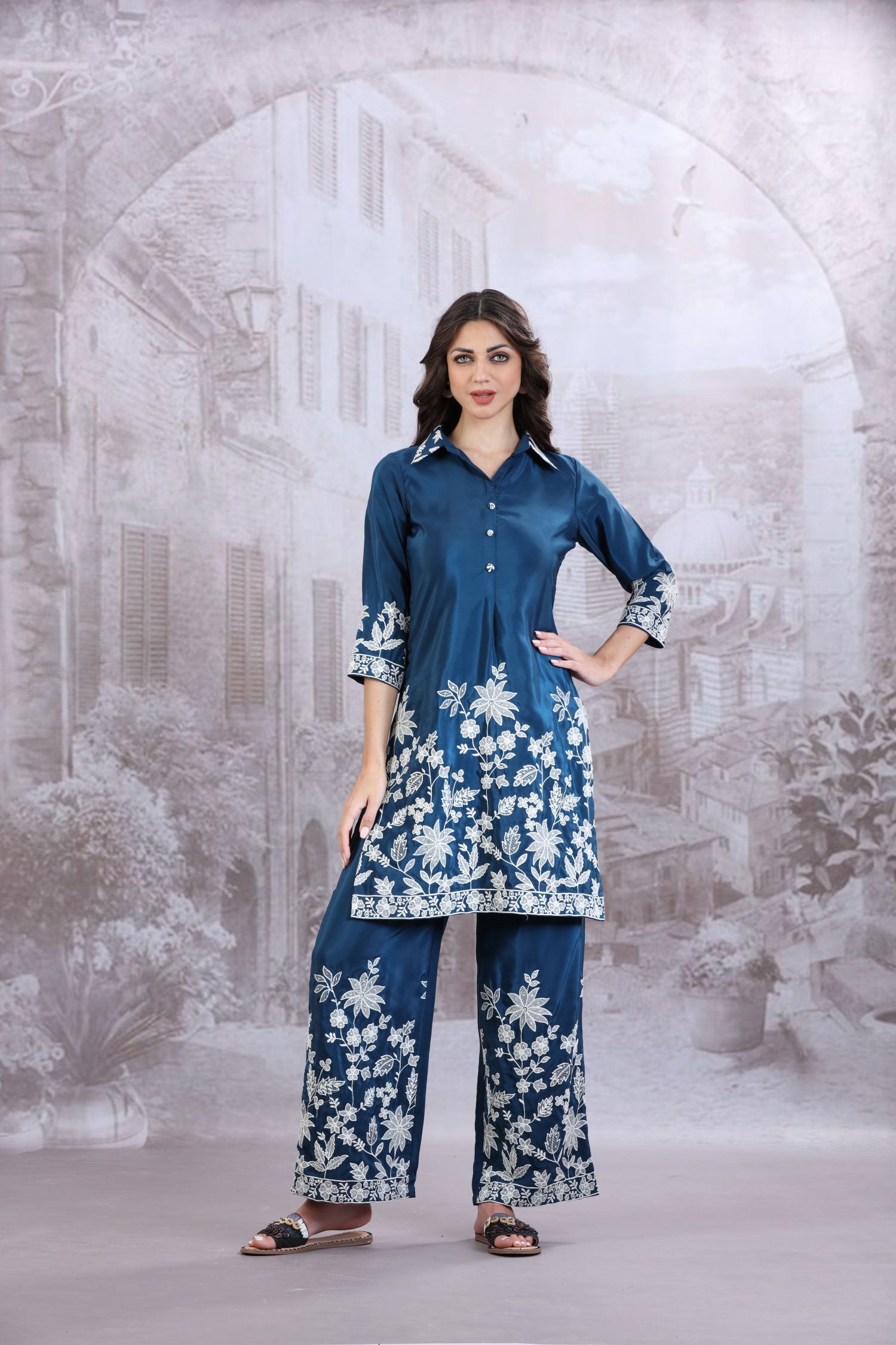 Timeless Embroidered Co-ord Set image 5
