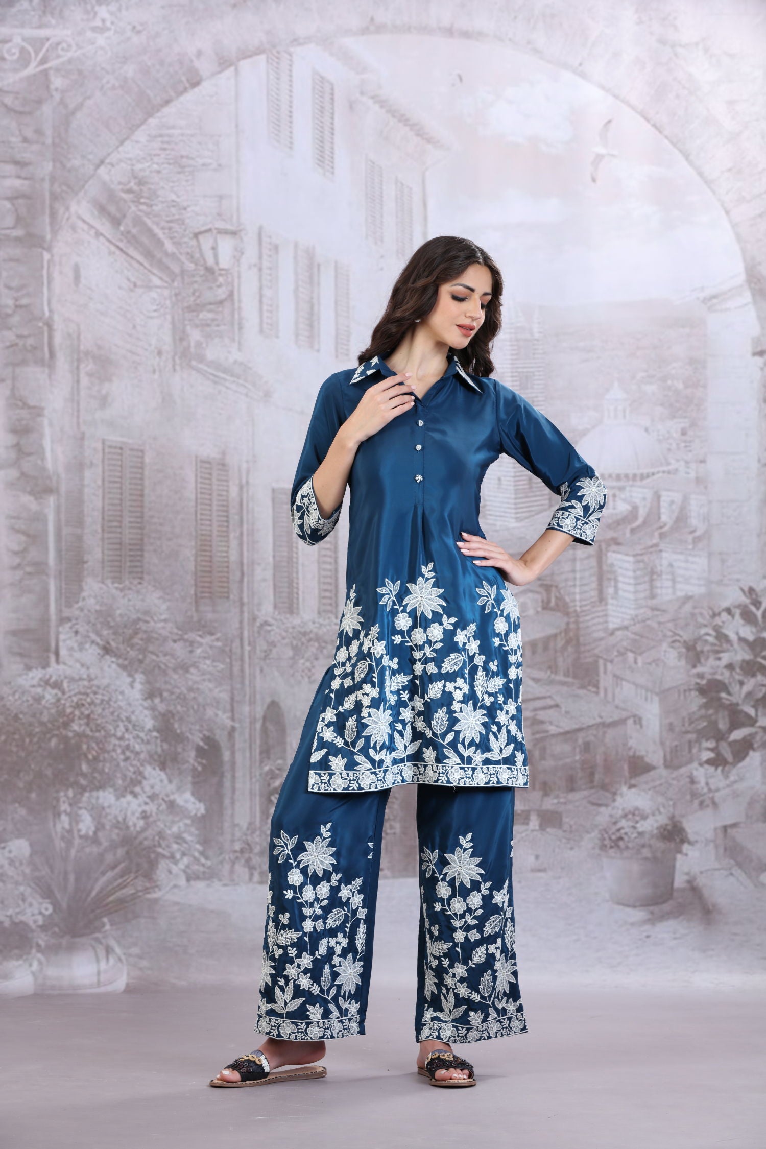 Timeless Embroidered Co-ord Set image 6