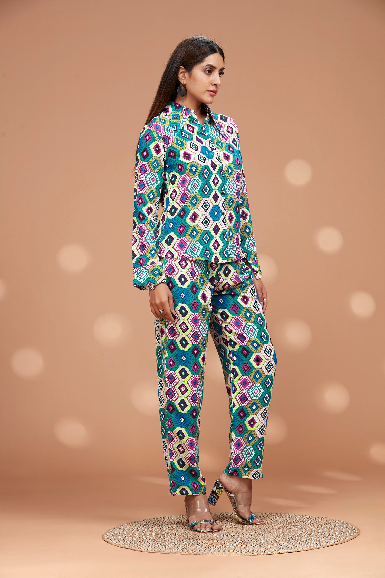 Honeybee Pattern Multi Color Co-ord Set image 2