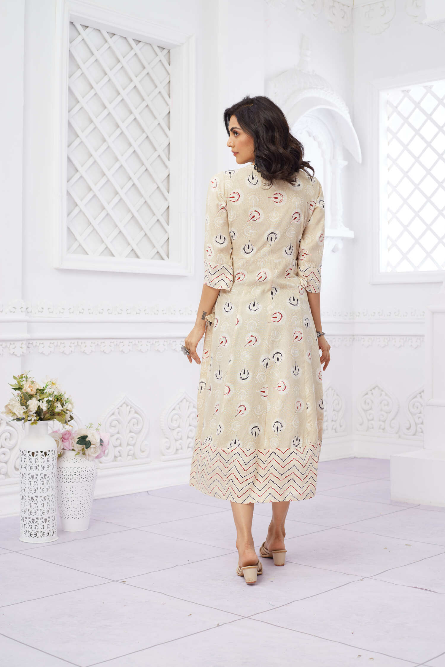 Mul Cotton Embroidery Dress image 4