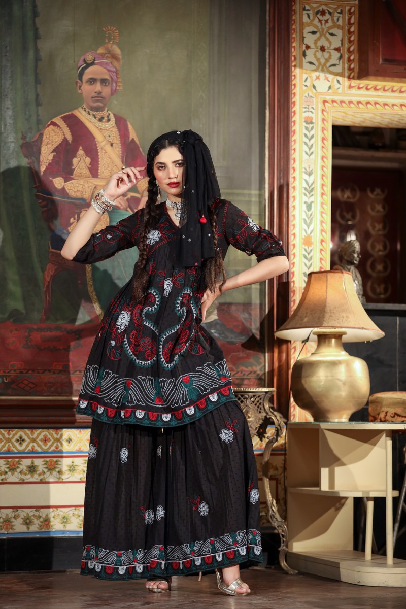 Cotton Sharara Co-ord Set image 3