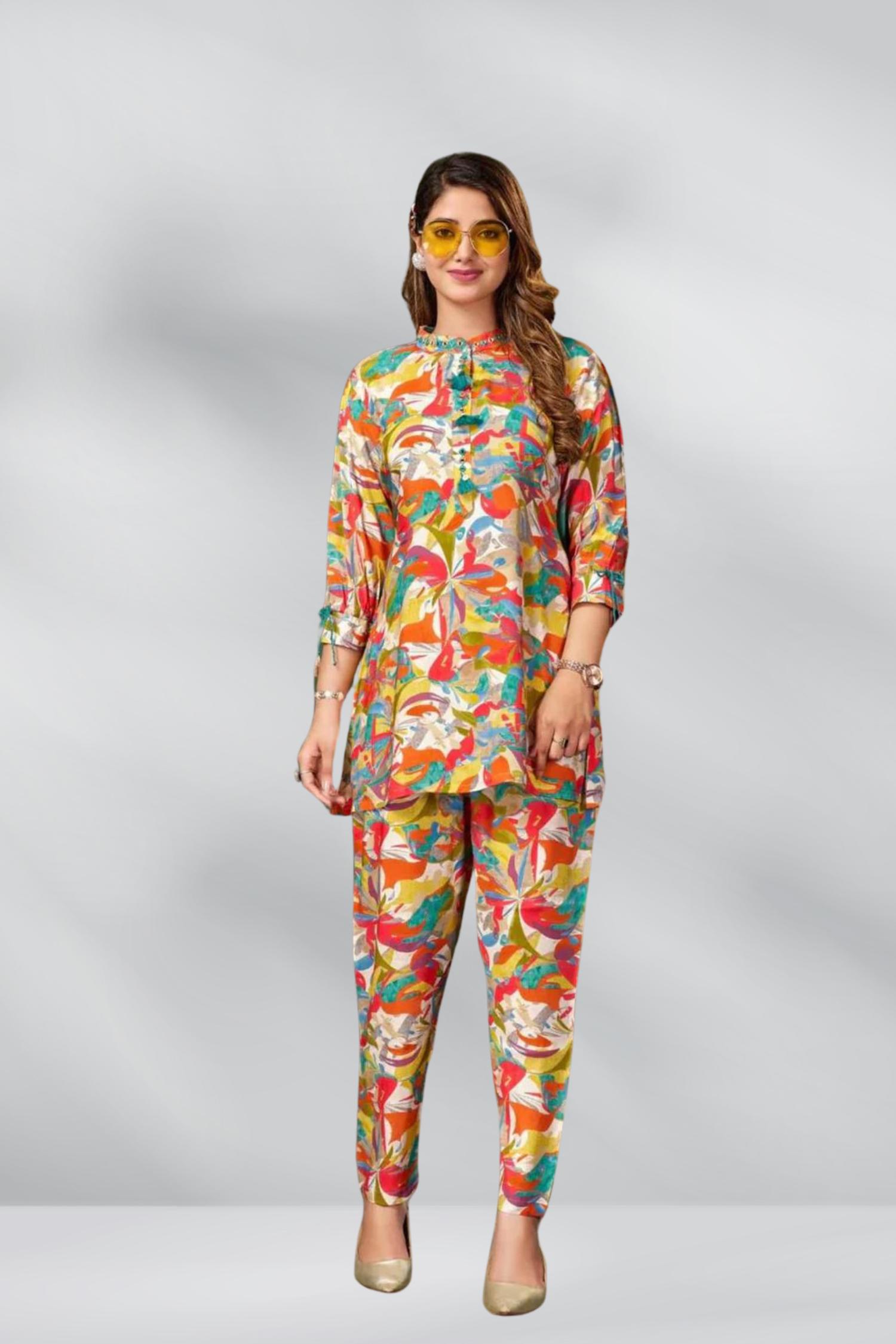 Floral Print Co-ord Set image 4
