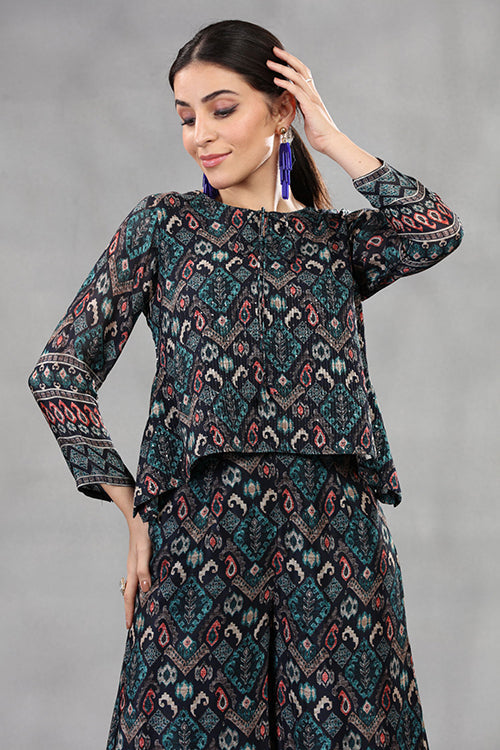 Chic Viscose Afghani Style Printed Co-ord Set image 2