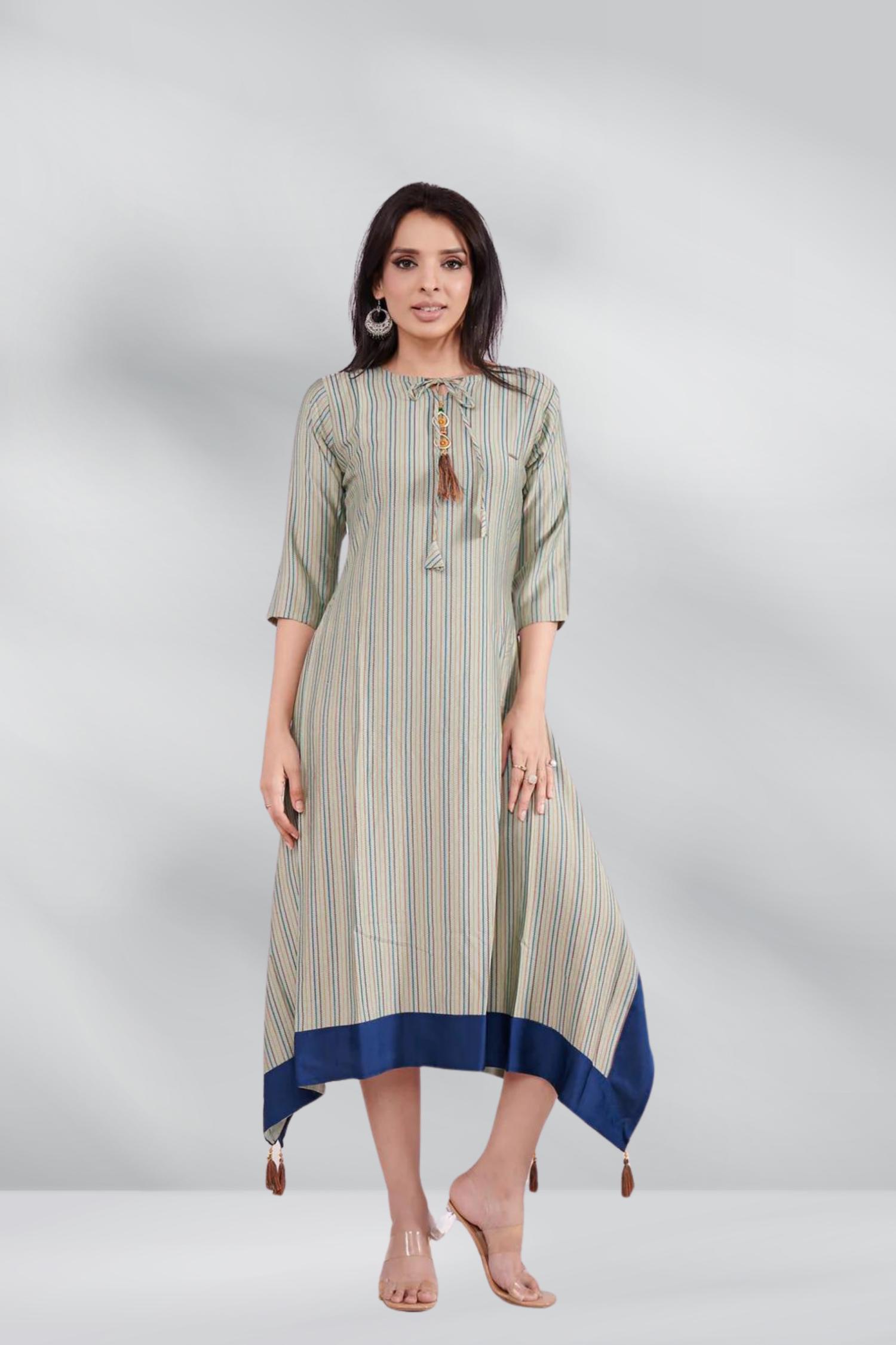 Rayon Lenzing Midi Dress
