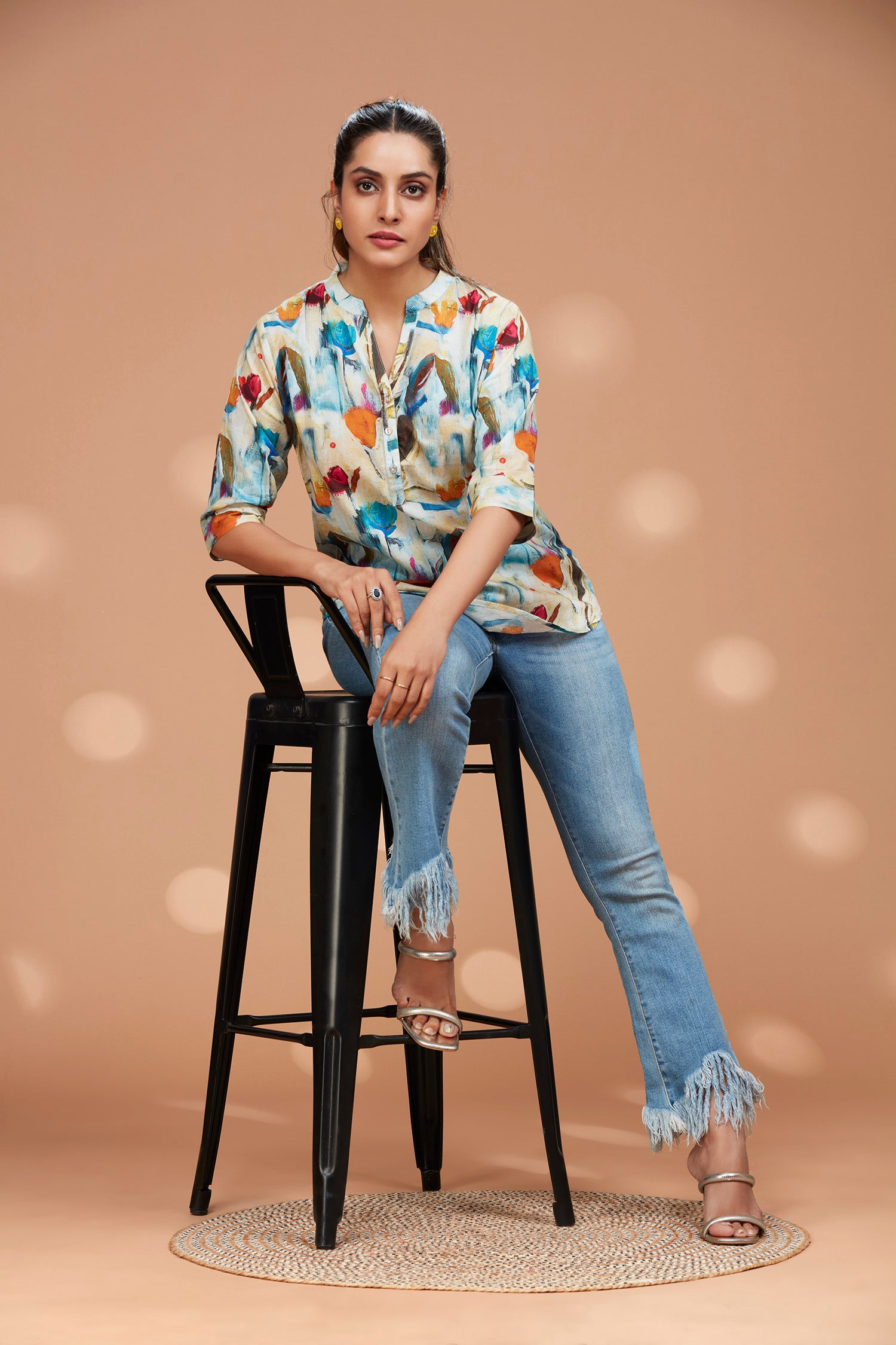 Multi Color Basic Tunic image 2