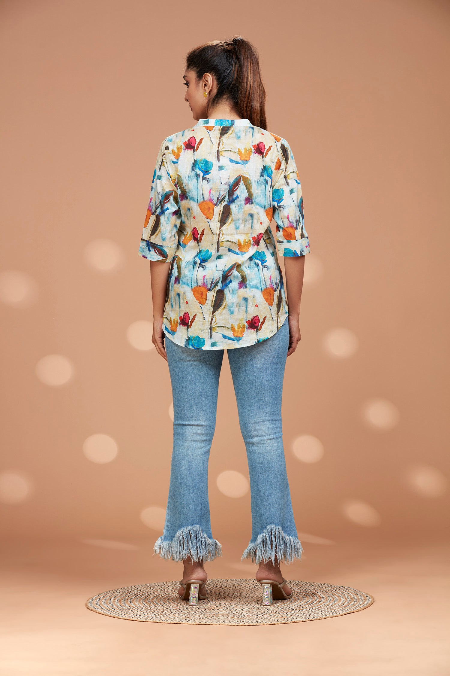 Multi Color Basic Tunic image 5