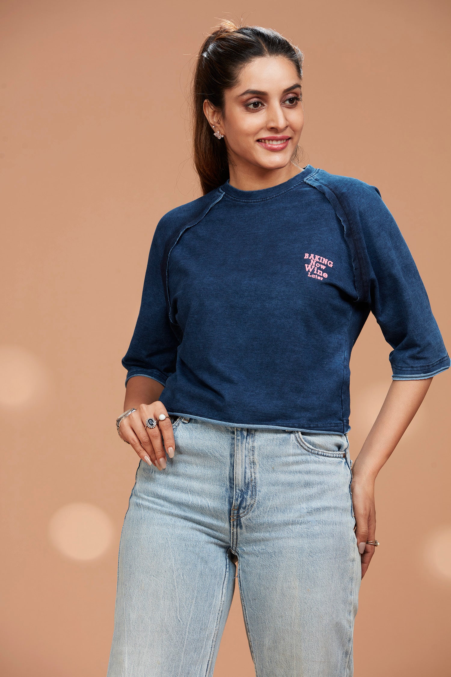 Patterned Crop Top image 2