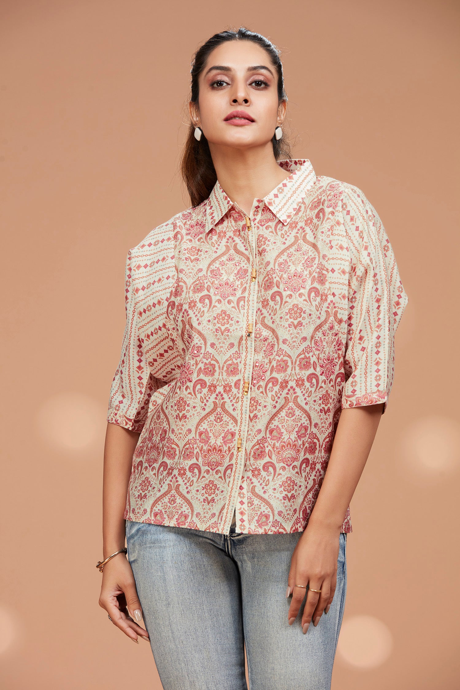 Muslin Waist Length Shirt image 2