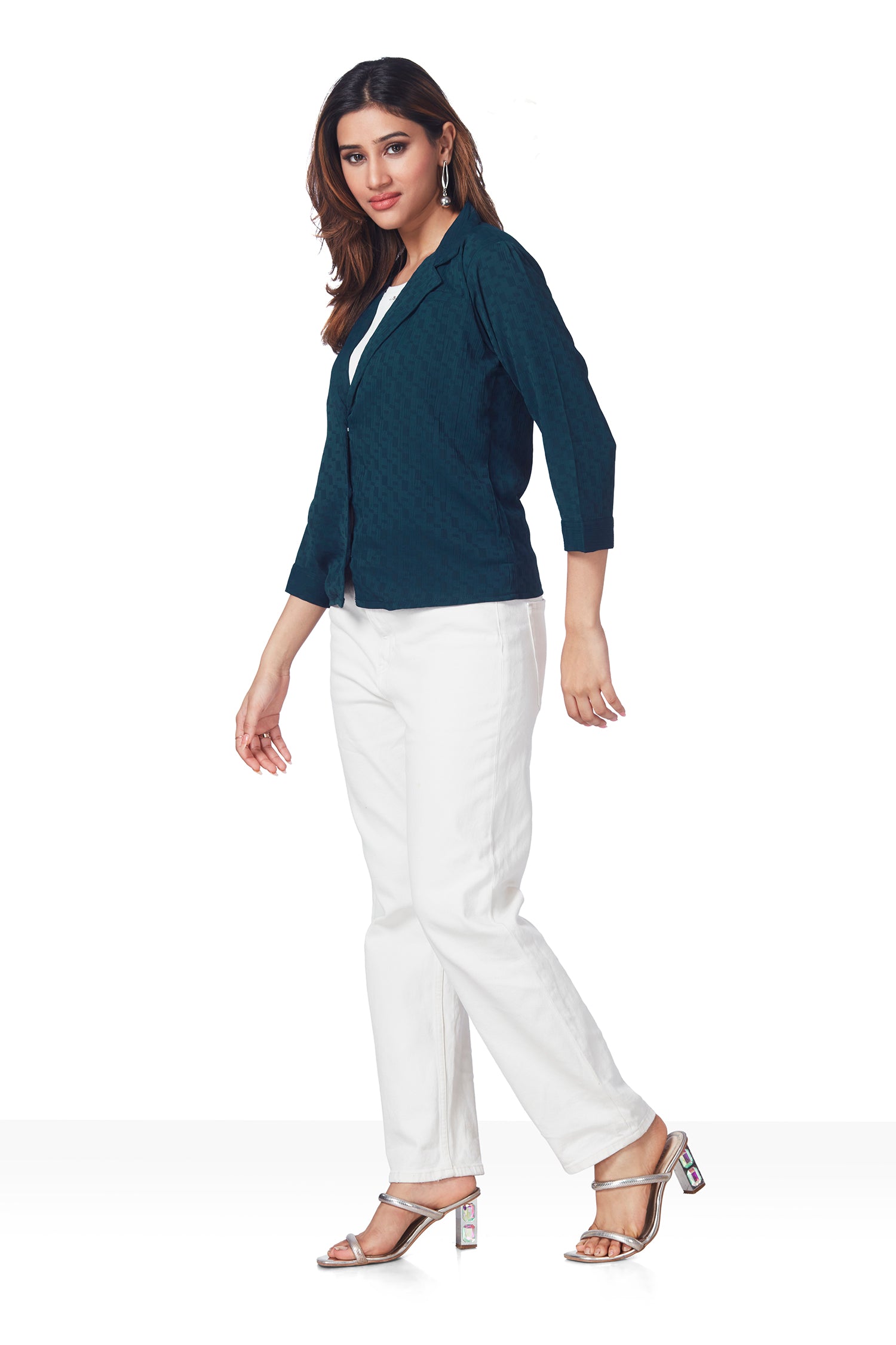 Causal Shirt With Inner Attached - Dark Blue image 3