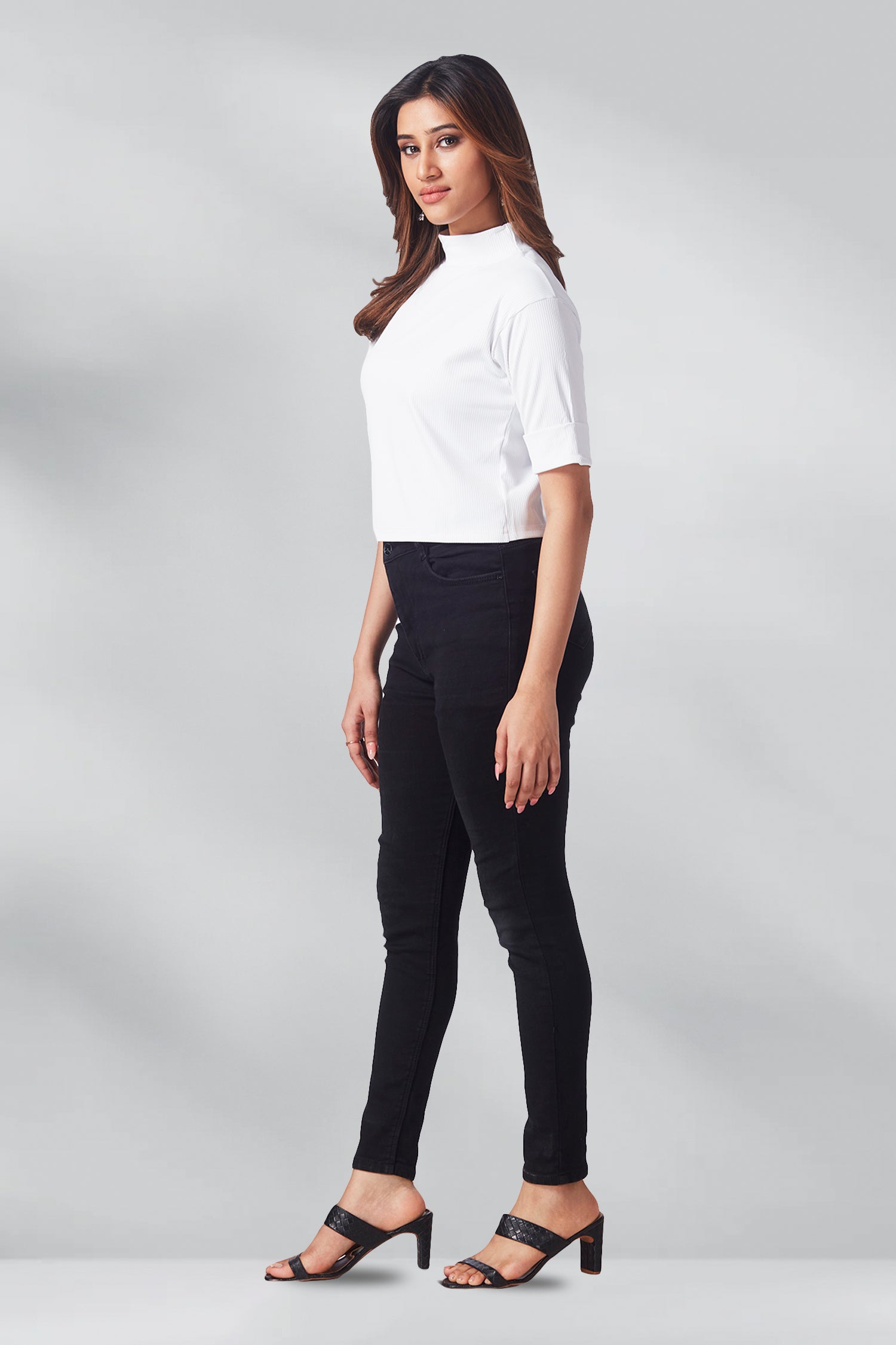 Black Pants White Shirt And Black Jeans For Girls White Blouse